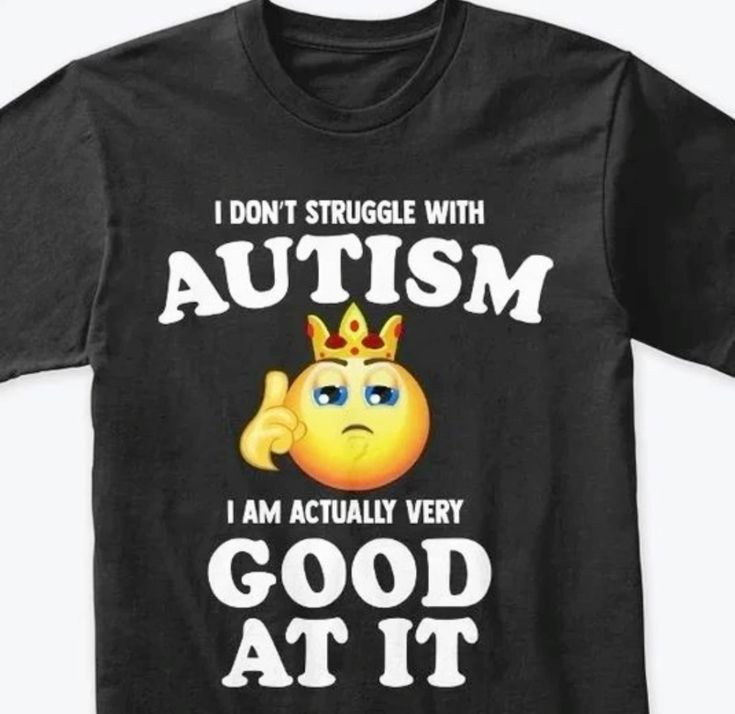 I don't struggle with autism - - Full Size Krixshop