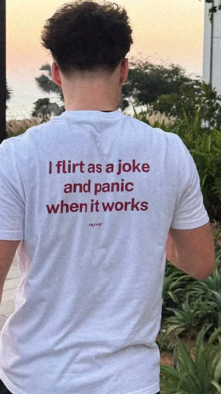 I flirt as a joke and panic when it works - - Full Size Krixshop