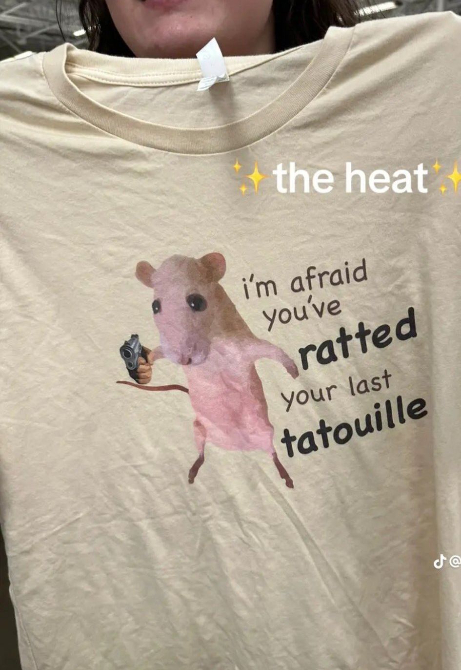 "I'm Afraid You've Ratted Your Last Tatouille" T-Shirt, Funny Ratatouille Meme Graphic Tee, Ironic Rat With A Gun Shirt, Unhinged Shitpost Aesthetic - - More Option - Outfits For US