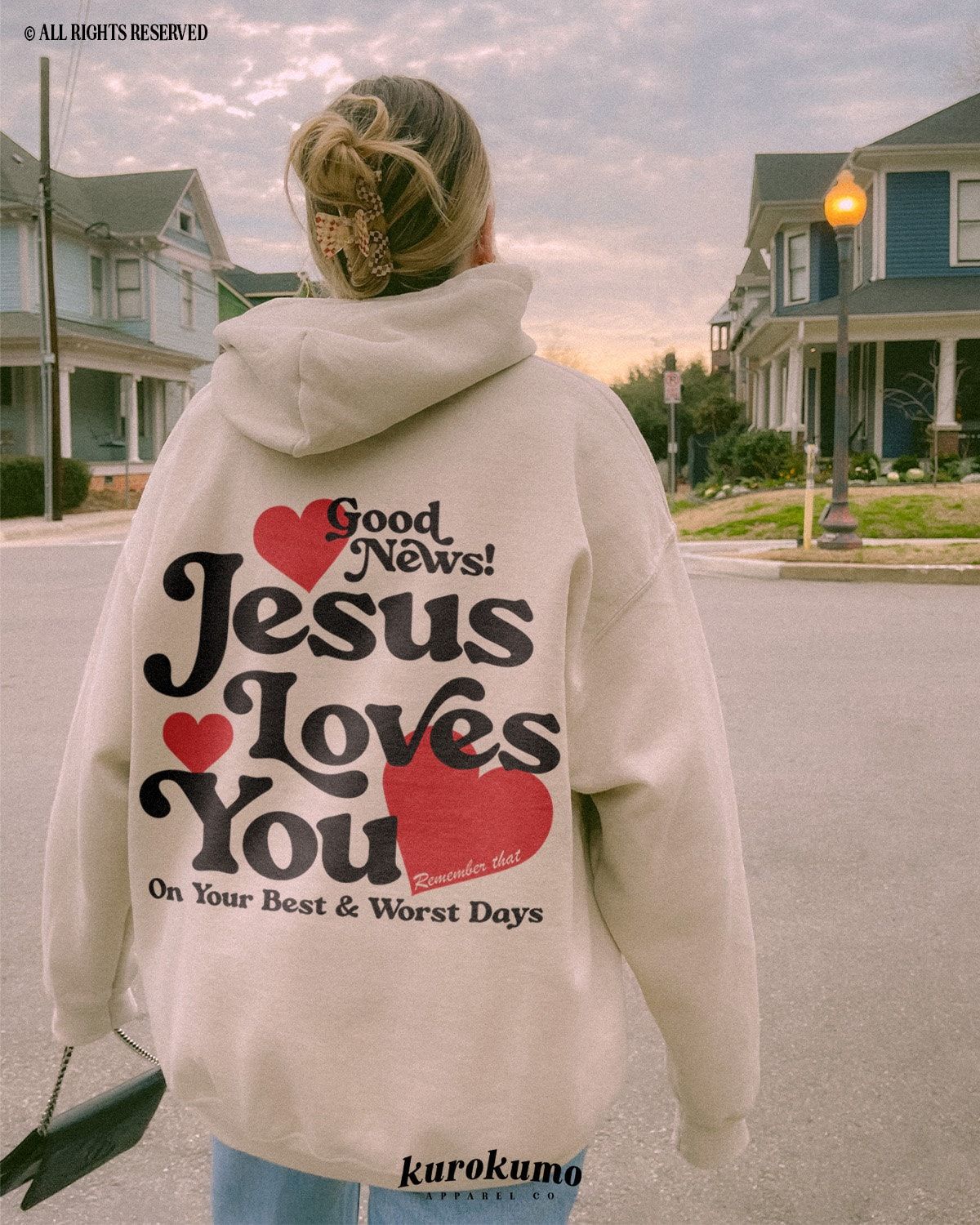 Jesus Loves You Christian Mental Health Hoodie Preppy Faith Sweatshirt Y2K Christian Clothes Gift for Catholic Spread Kindness Indie Sweater - Etsy - - Full size - Betterflyllc