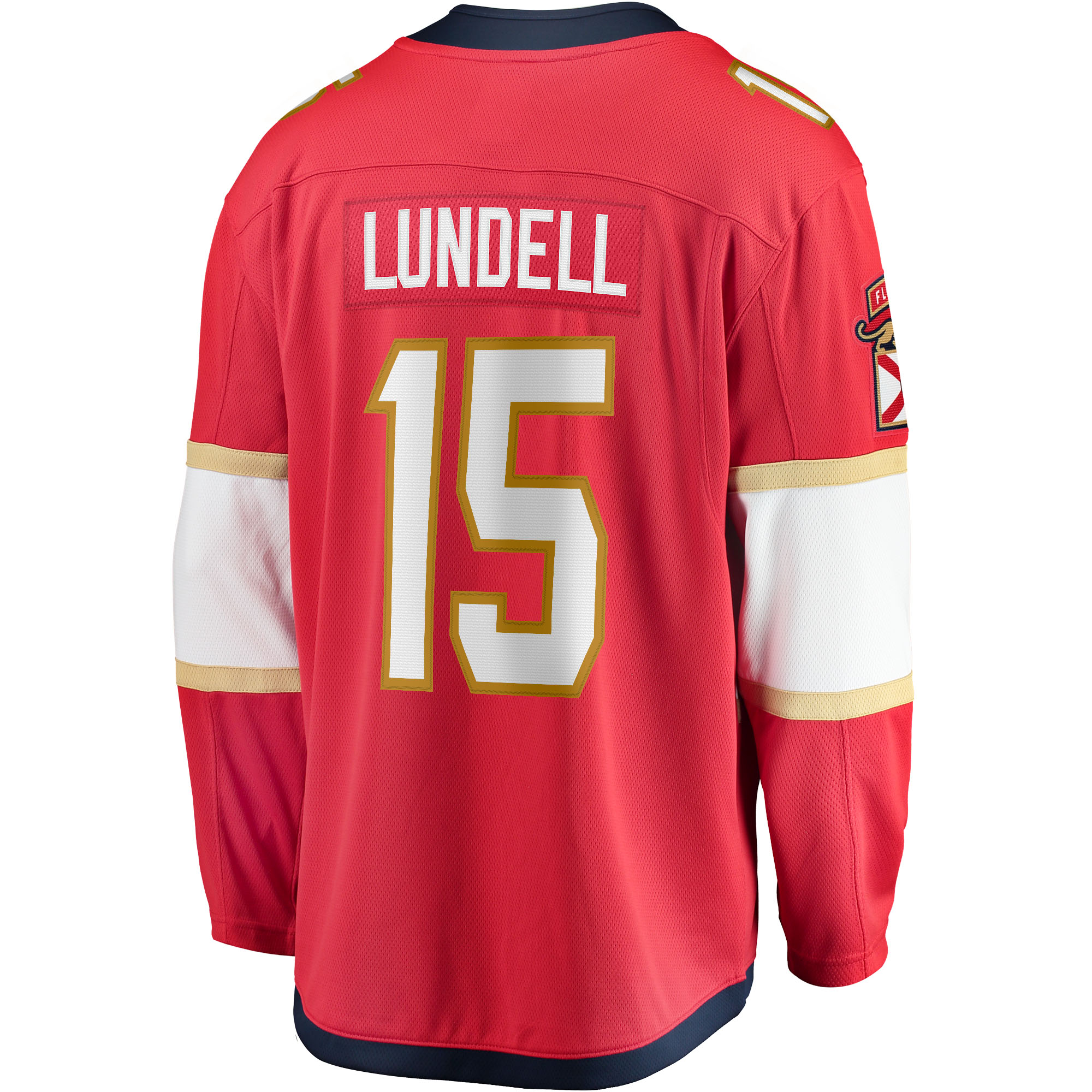 Anton Lundell Florida Panthers Fanatics Home Breakaway Player Jersey - Red 3