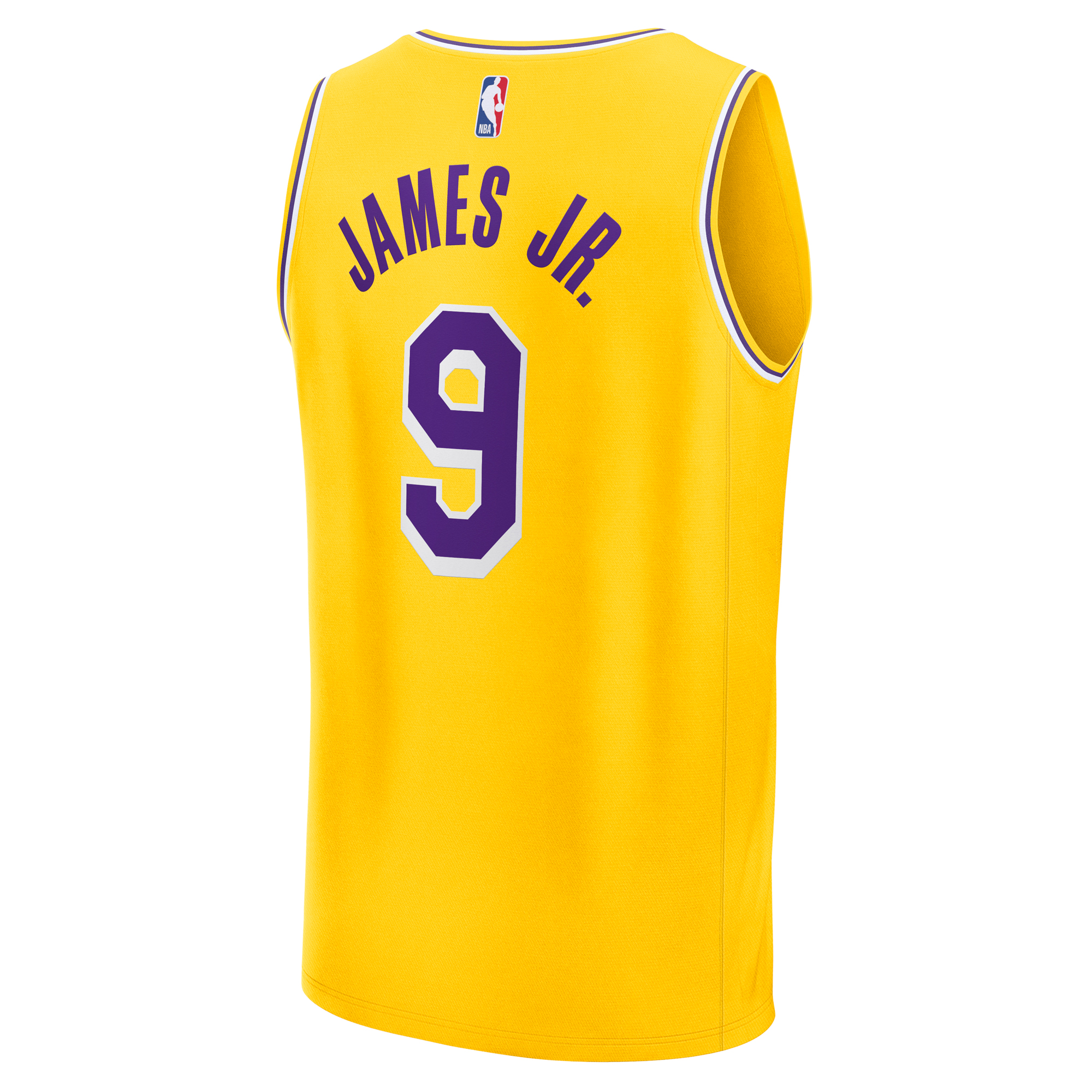 Bronny James Los Angeles Lakers Fanatics 2024 NBA Draft Fast Break Player Jersey - Icon Edition - Gold 3