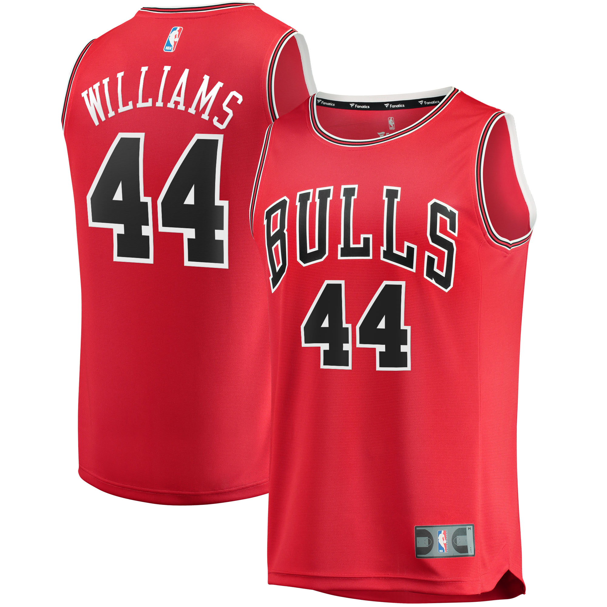 Patrick Williams Chicago Bulls Fanatics Fast Break  Jersey - Icon Edition - Red