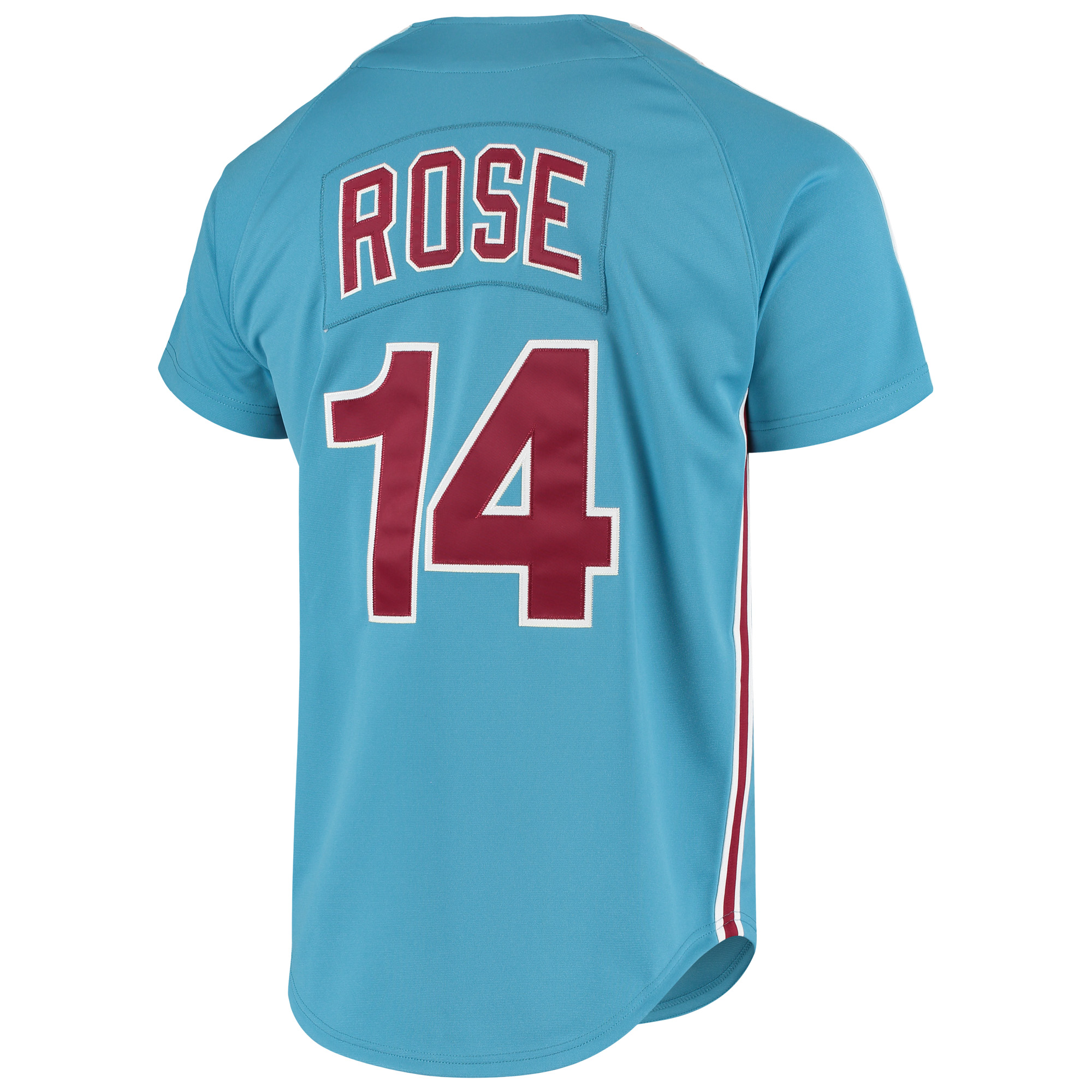 Pete Rose Philadelphia Phillies Mitchell & Ness Cooperstown Collection Authentic Jersey - Light Blue 3