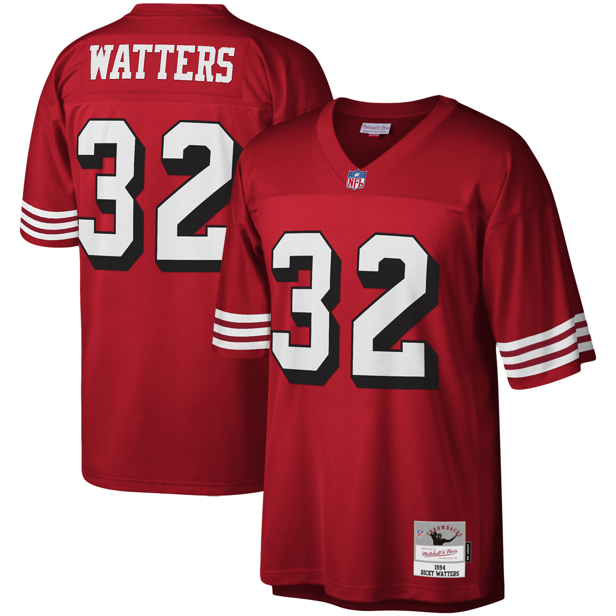 Ricky Watters San Francisco 49ers Mitchell & Ness Legacy  Jersey - Scarlet