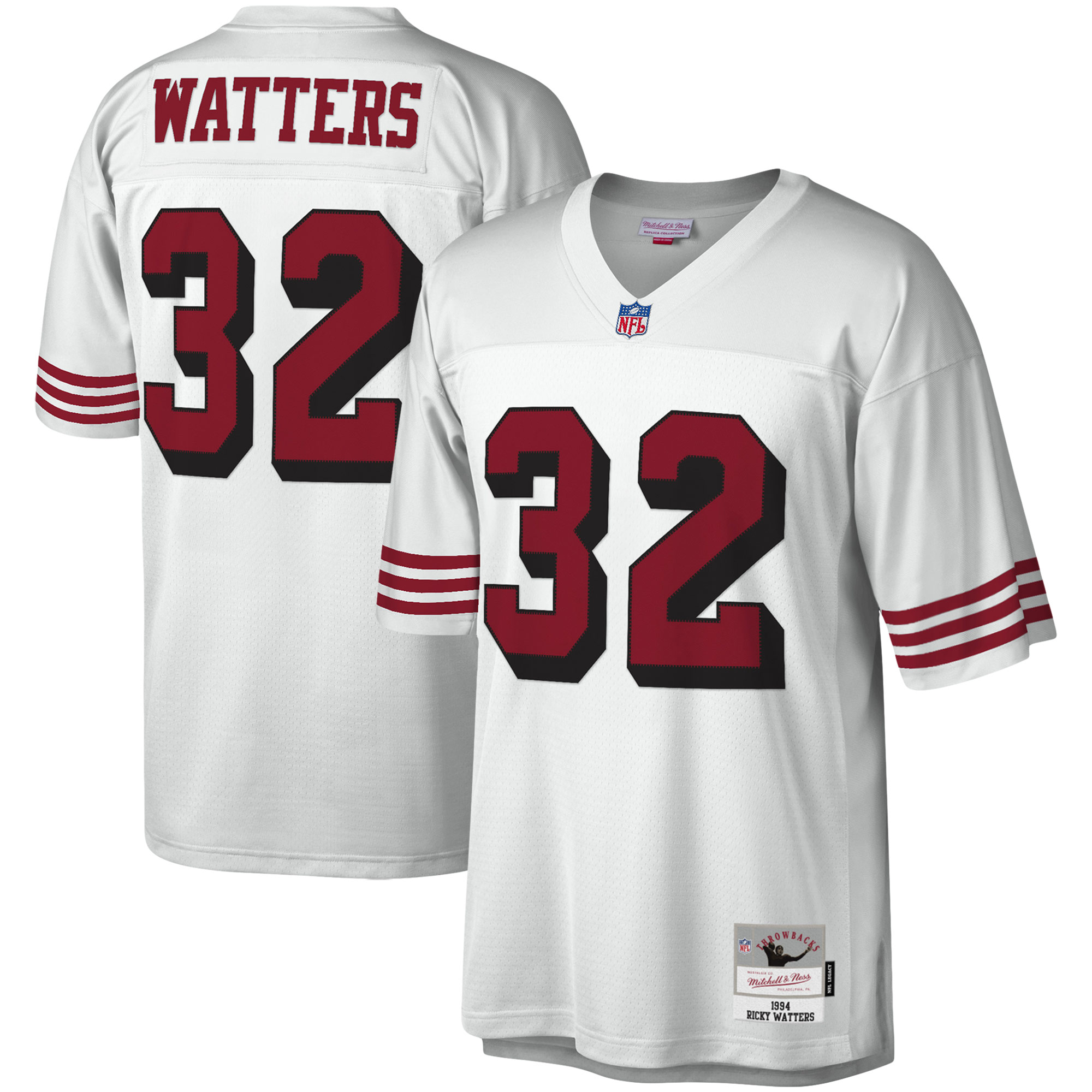 Ricky Watters San Francisco 49ers Mitchell & Ness Legacy  Jersey - White
