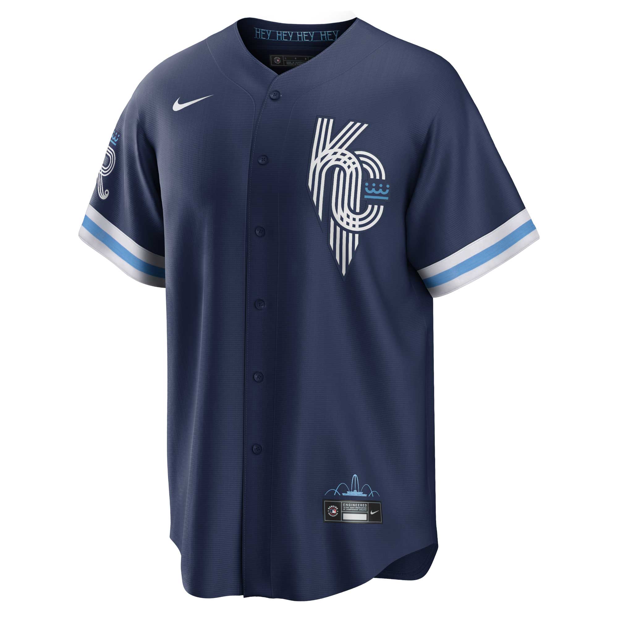 Bo Jackson Kansas City Royals Nike City Connect  Player Jersey - Navy 2