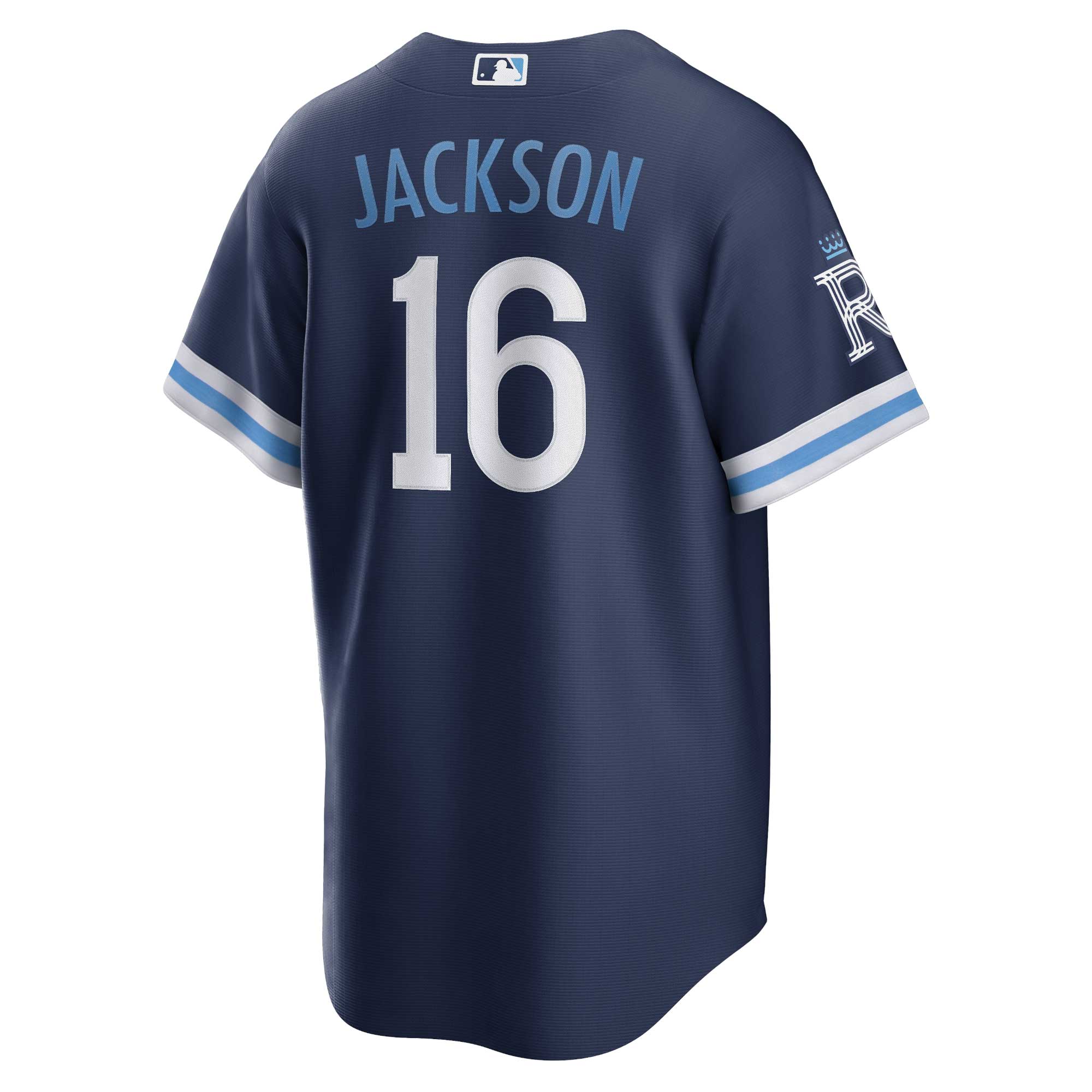 Bo Jackson Kansas City Royals Nike City Connect  Player Jersey - Navy 3