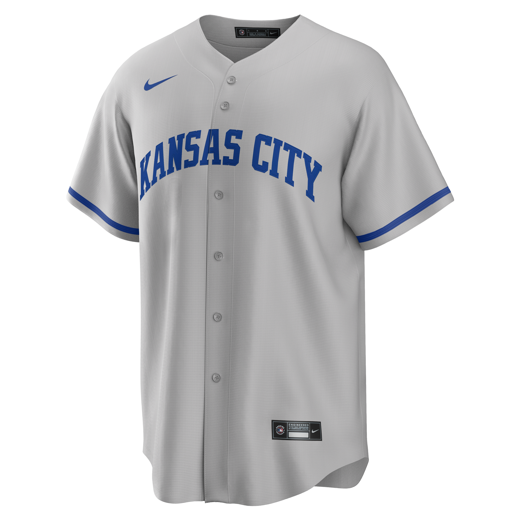 Bobby Witt Jr. Kansas City Royals Nike Road  Jersey - Gray 2