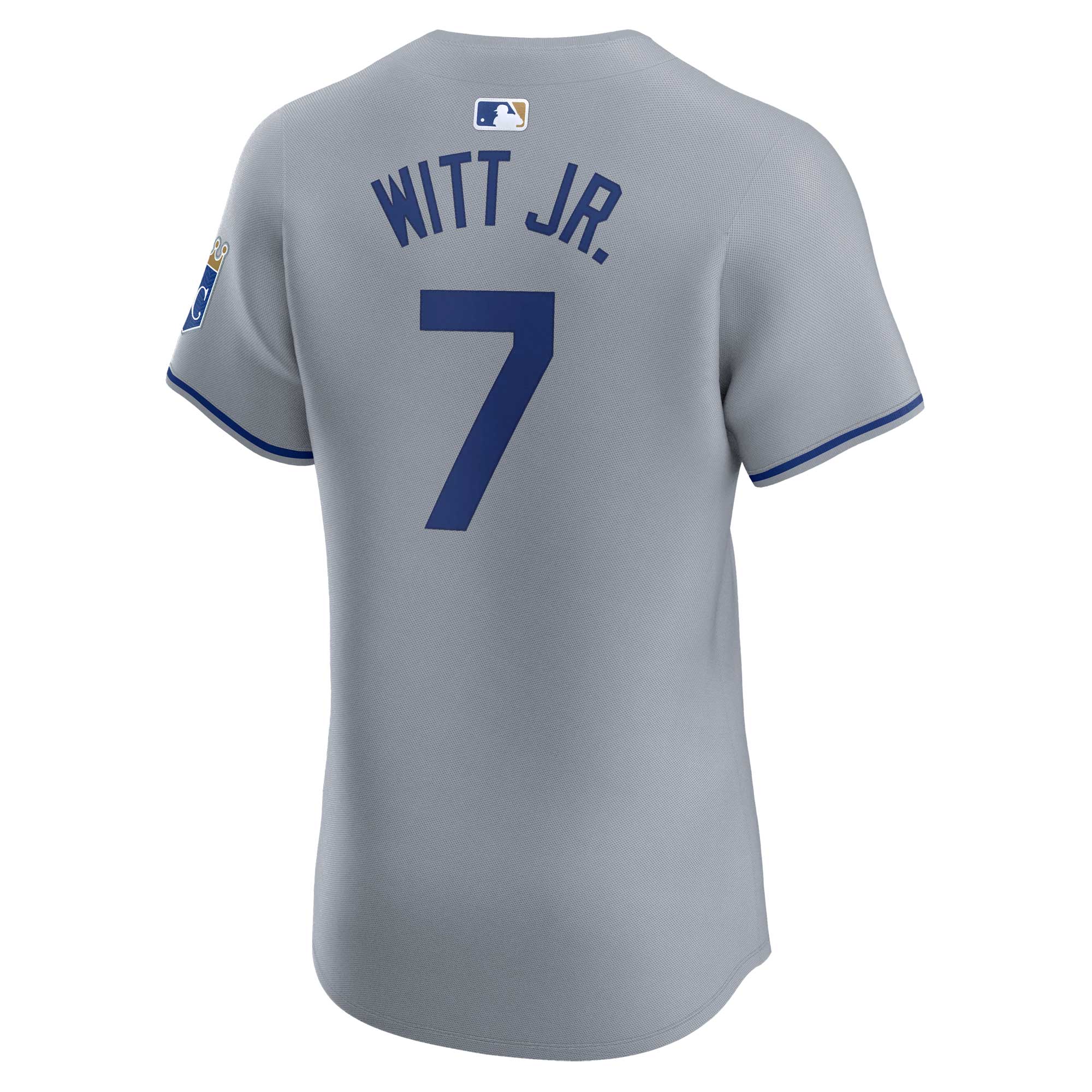 Bobby Witt Jr. Kansas City Royals Nike Road Elite Player Jersey - Gray 3