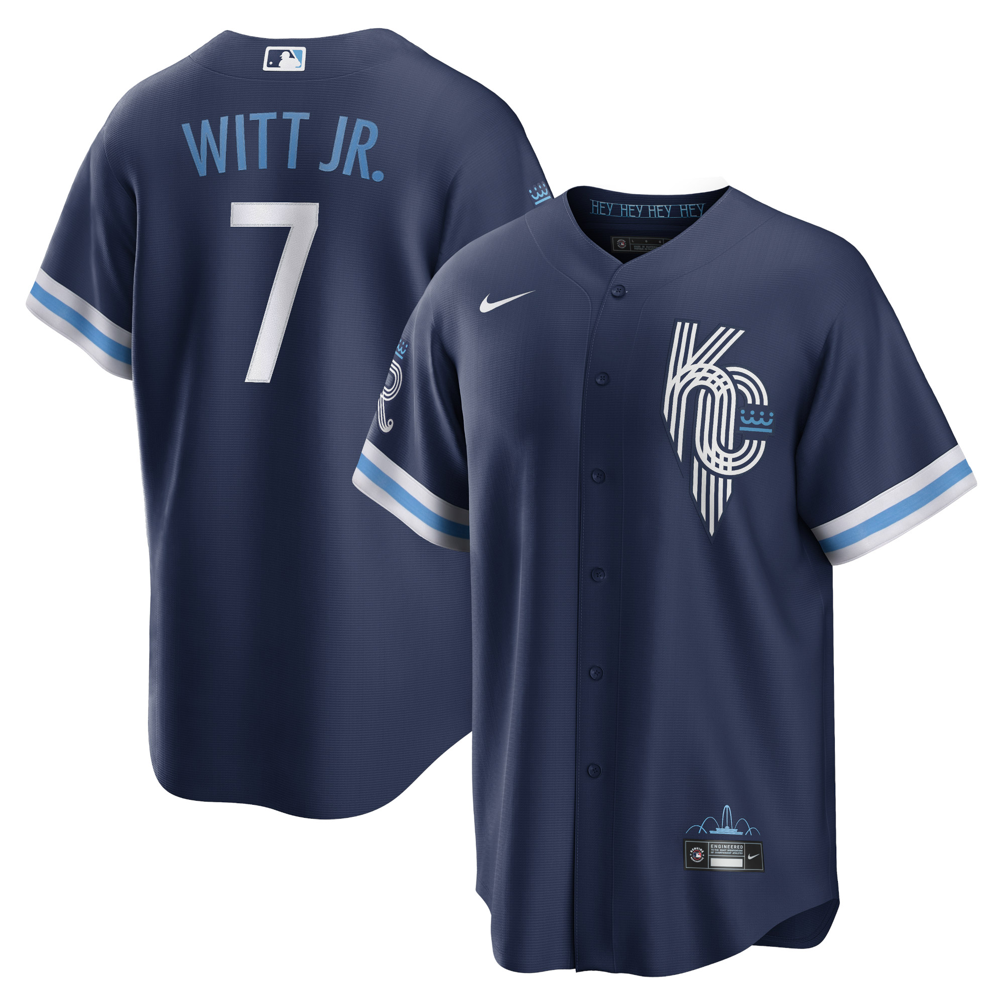 Bobby Witt Jr. Kansas City Royals Nike City Connect  Player Jersey - Navy