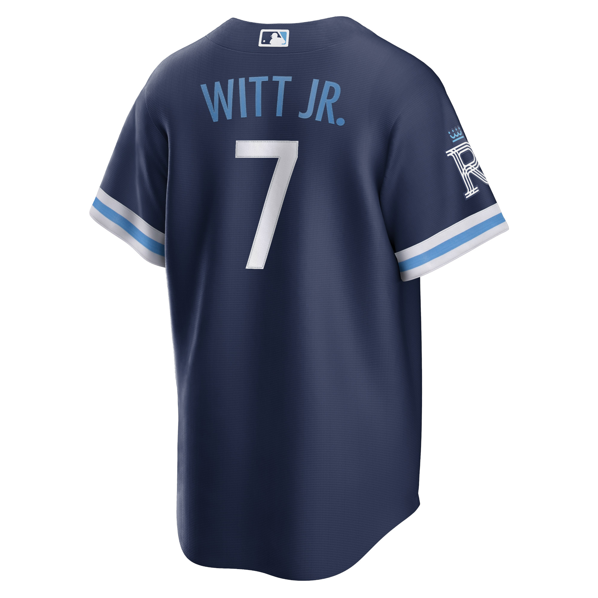 Bobby Witt Jr. Kansas City Royals Nike City Connect  Player Jersey - Navy 3