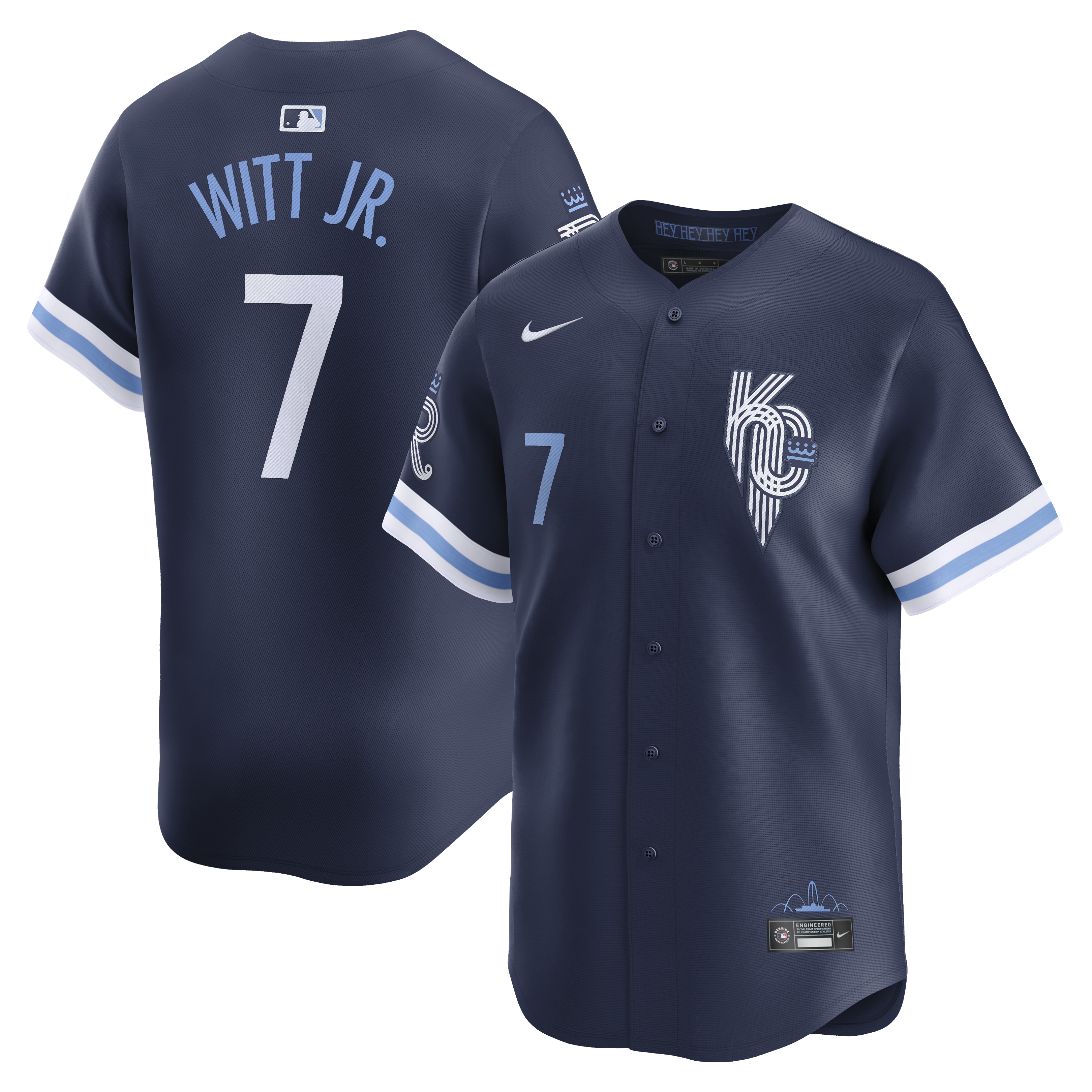 Bobby Witt Jr. Kansas City Royals Nike City Connect Limited Jersey - Navy