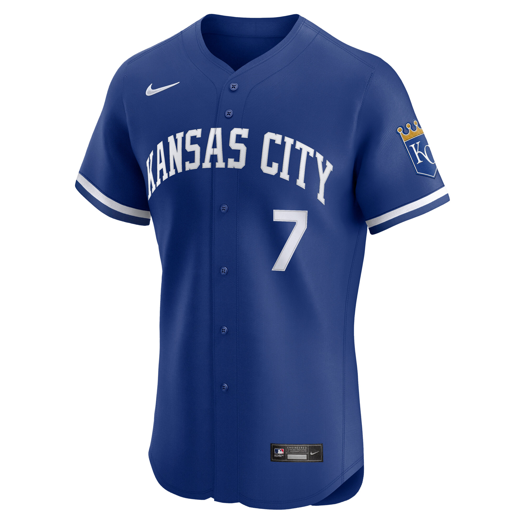 Bobby Witt Jr. Kansas City Royals Nike Alternate 2 Elite Player Jersey - Royal 2