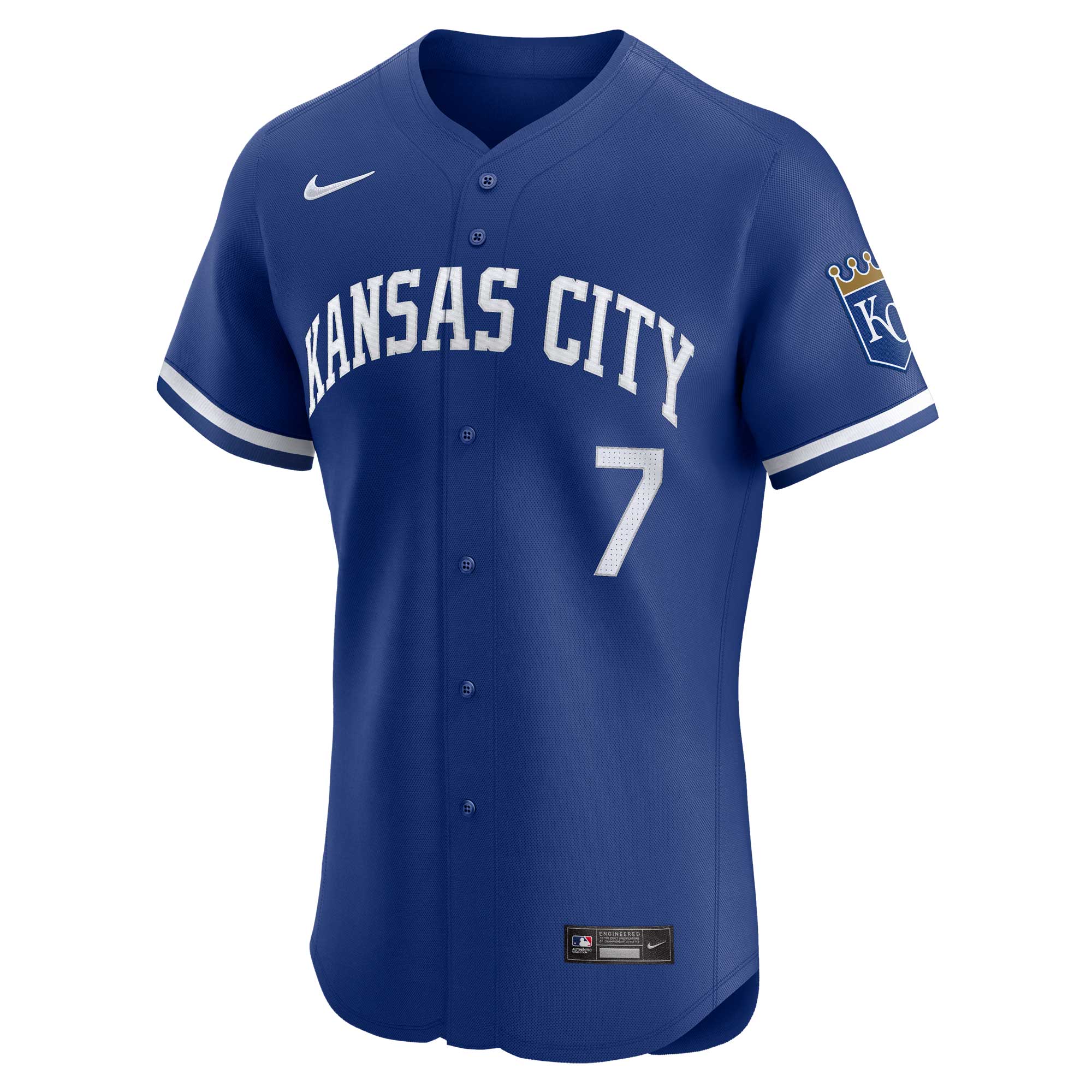 Bobby Witt Jr. Kansas City Royals Nike Alternate Elite Player Jersey - Royal 2