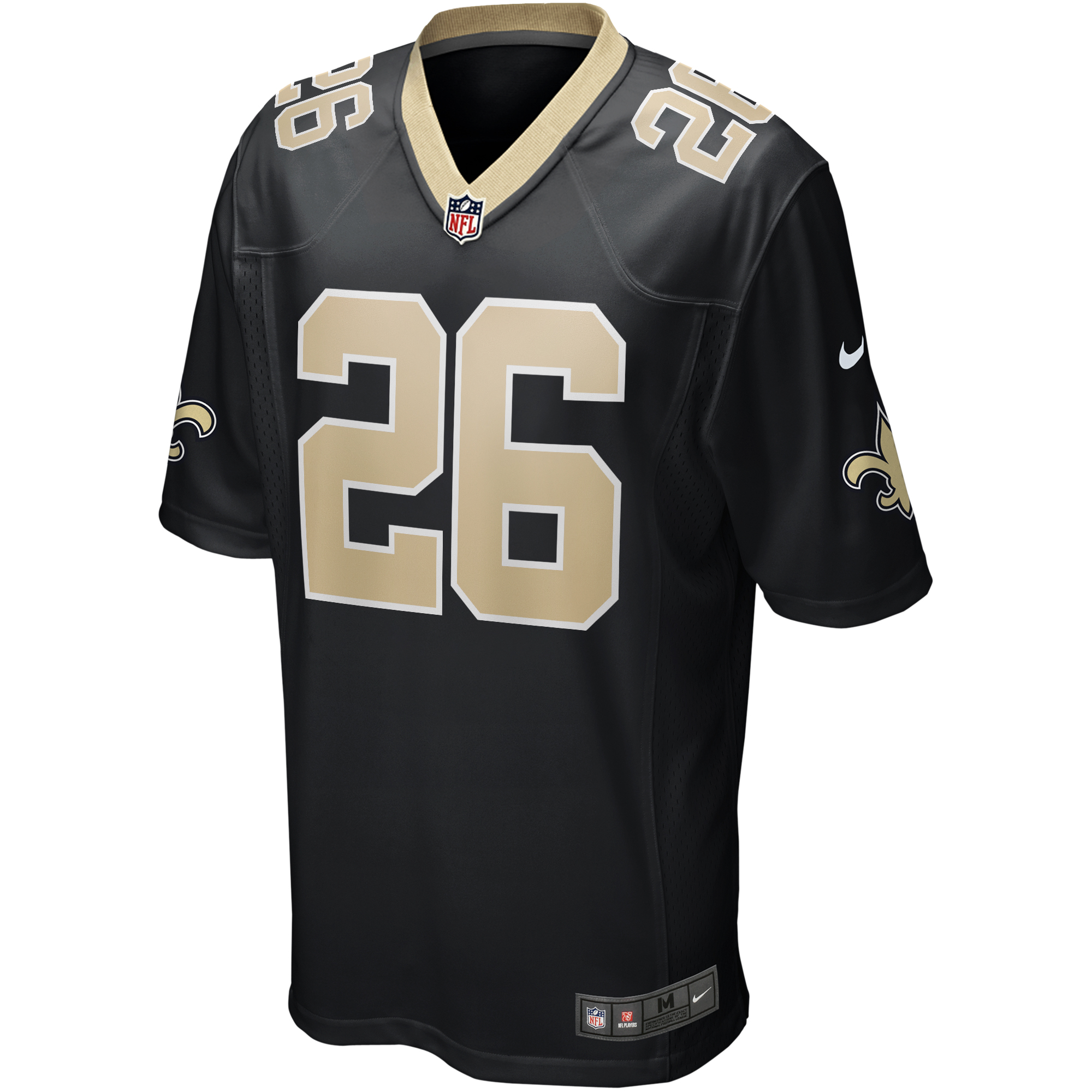 Deuce McAllister New Orleans Saints Nike Game Retired Player Jersey - Black 2