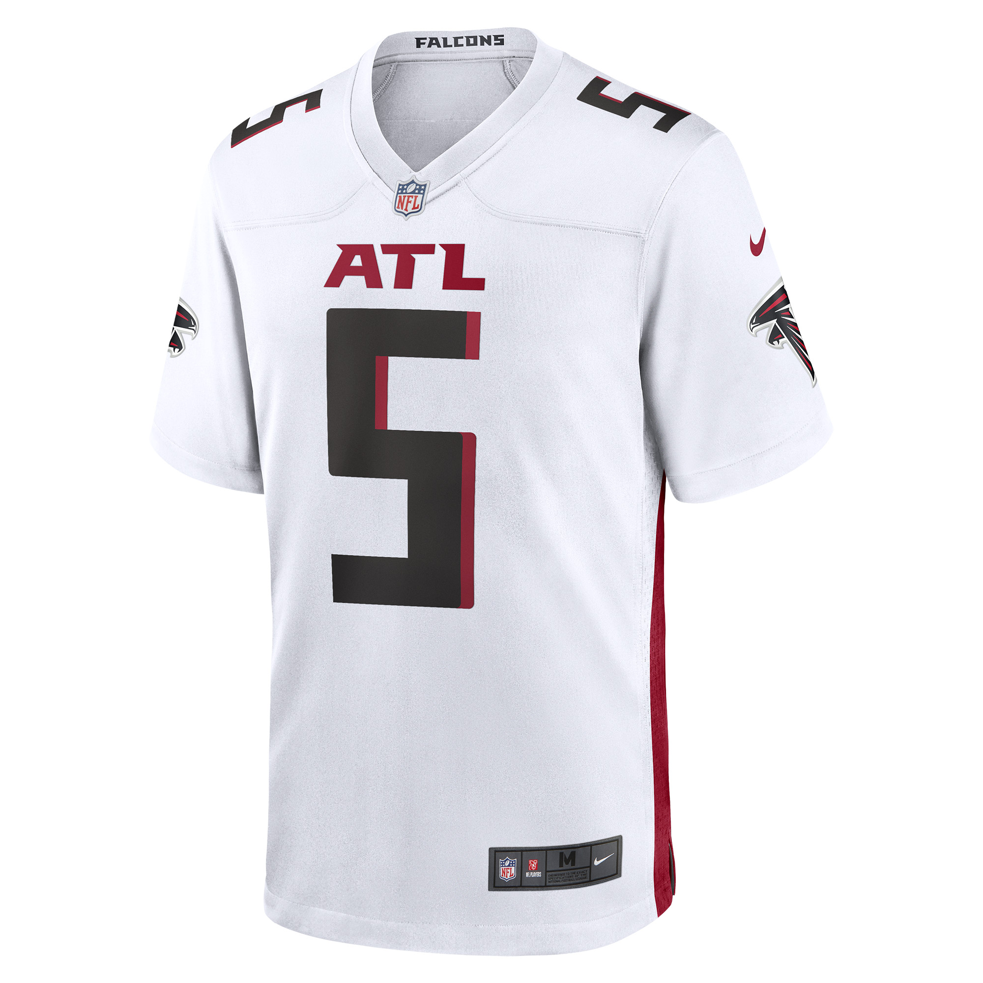 Drake London Atlanta Falcons Nike Away Game Player Jersey - White 2