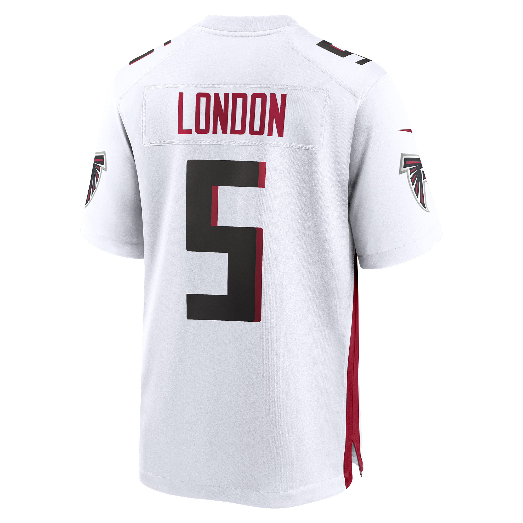 Drake London Atlanta Falcons Nike Away Game Player Jersey - White 3
