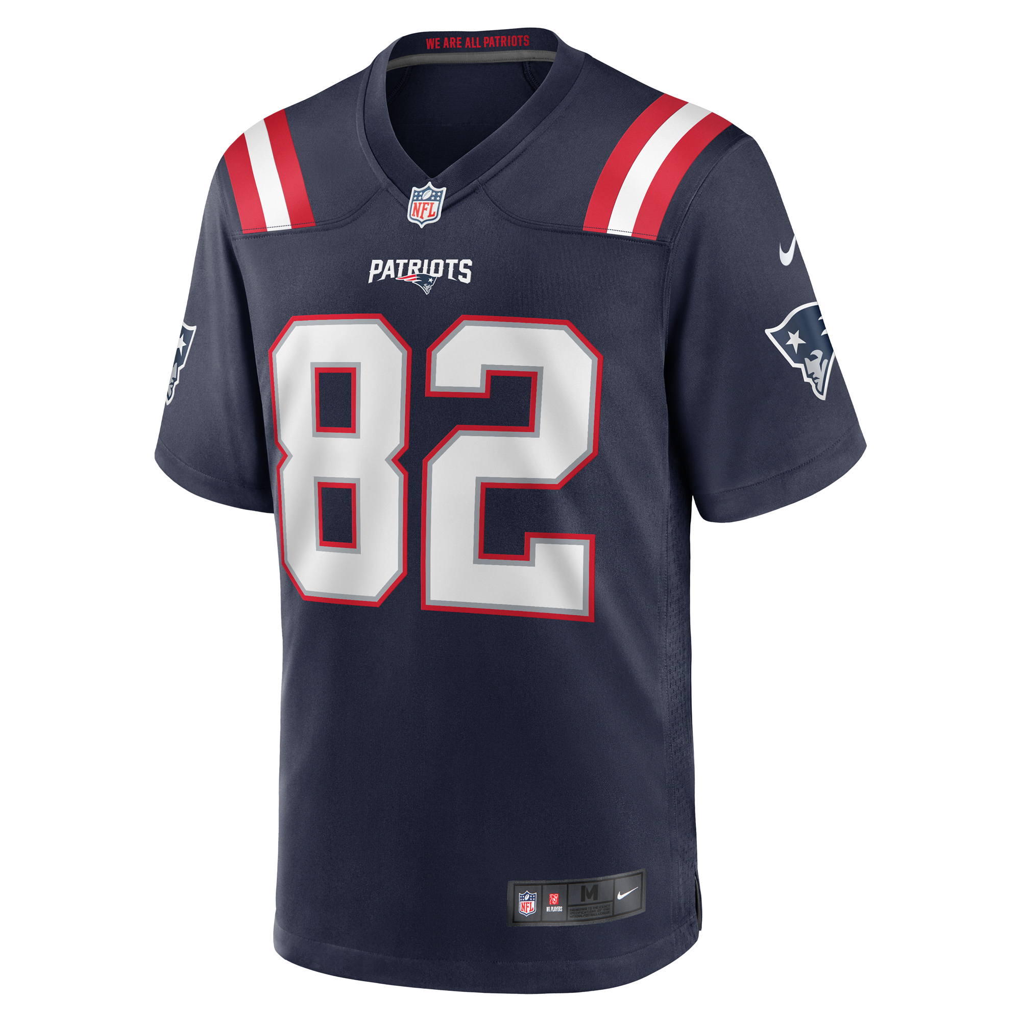 JaQuae Jackson New England Patriots Nike  Game Jersey -  Navy 2