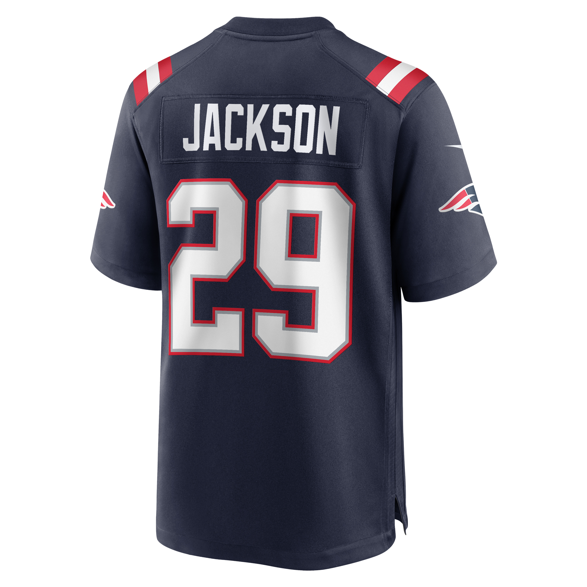 JC Jackson New England Patriots Nike  Game Jersey -  Navy 3