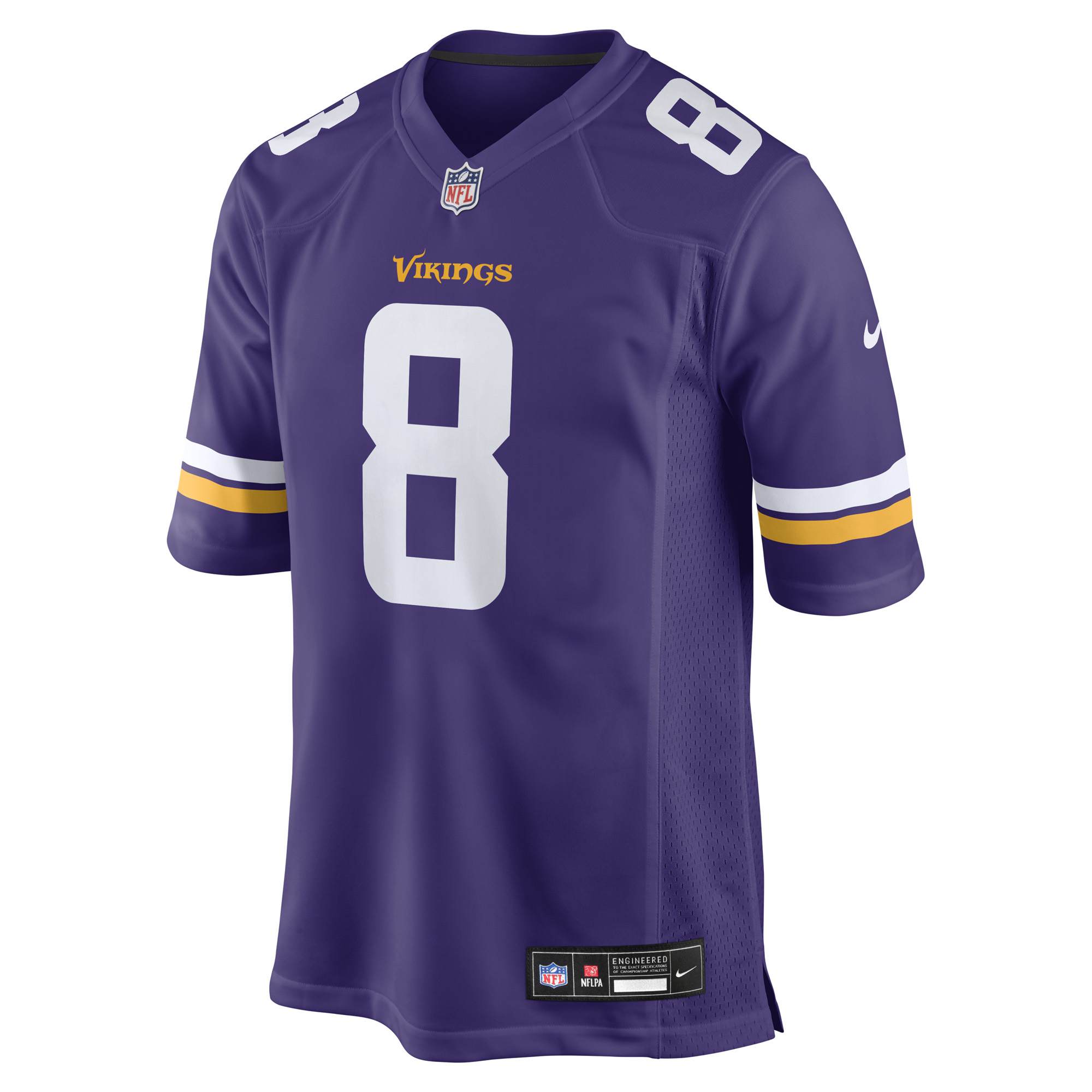 Jeff Okudah Minnesota Vikings Nike Team Game Jersey -  Purple 2