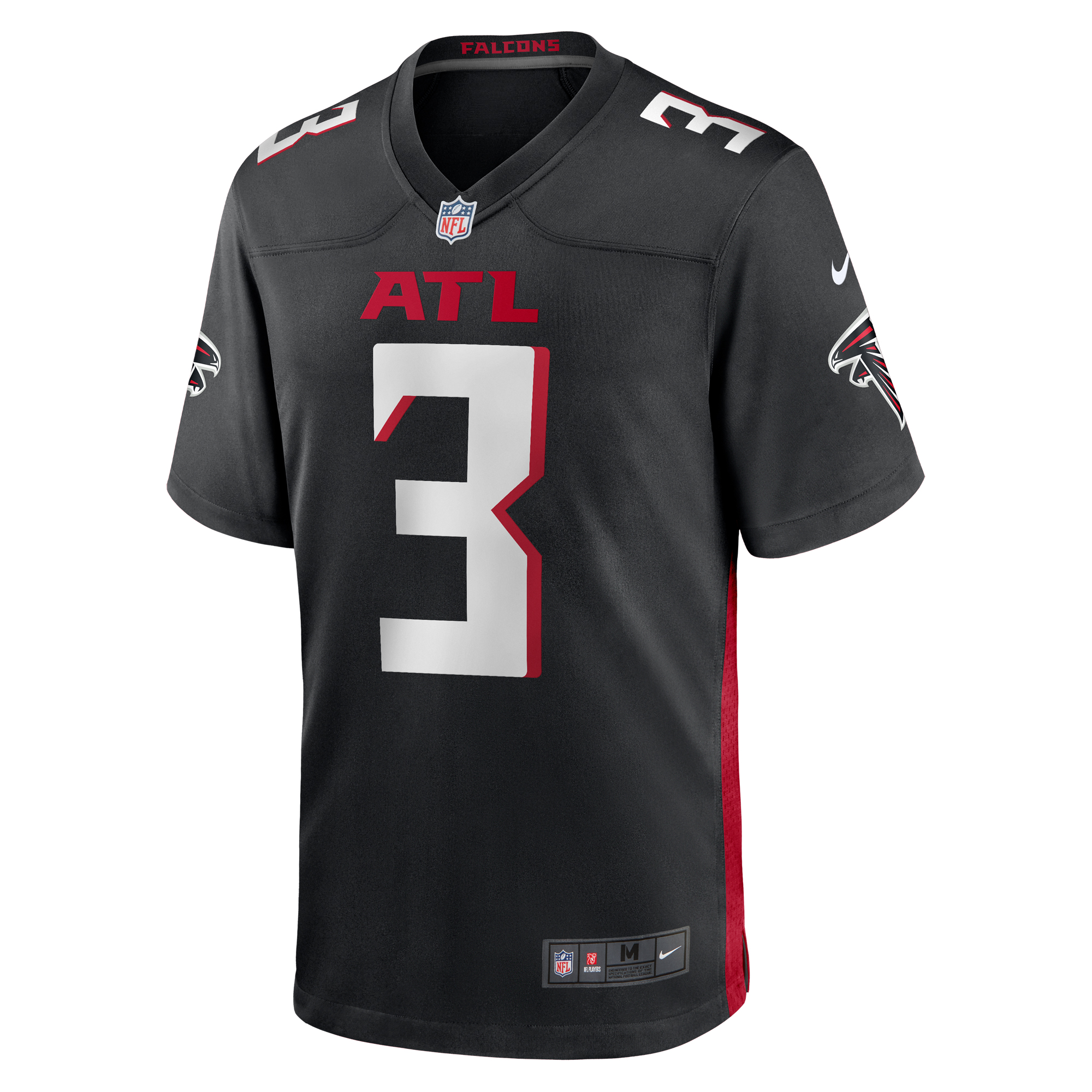 Jessie Bates III Atlanta Falcons Nike Game Player Jersey - Black 2