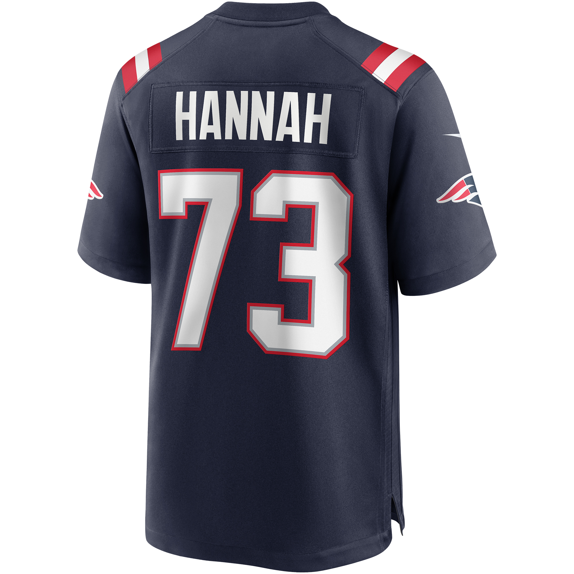 John Hannah New England Patriots Nike Game Retired Player Jersey - Navy 3