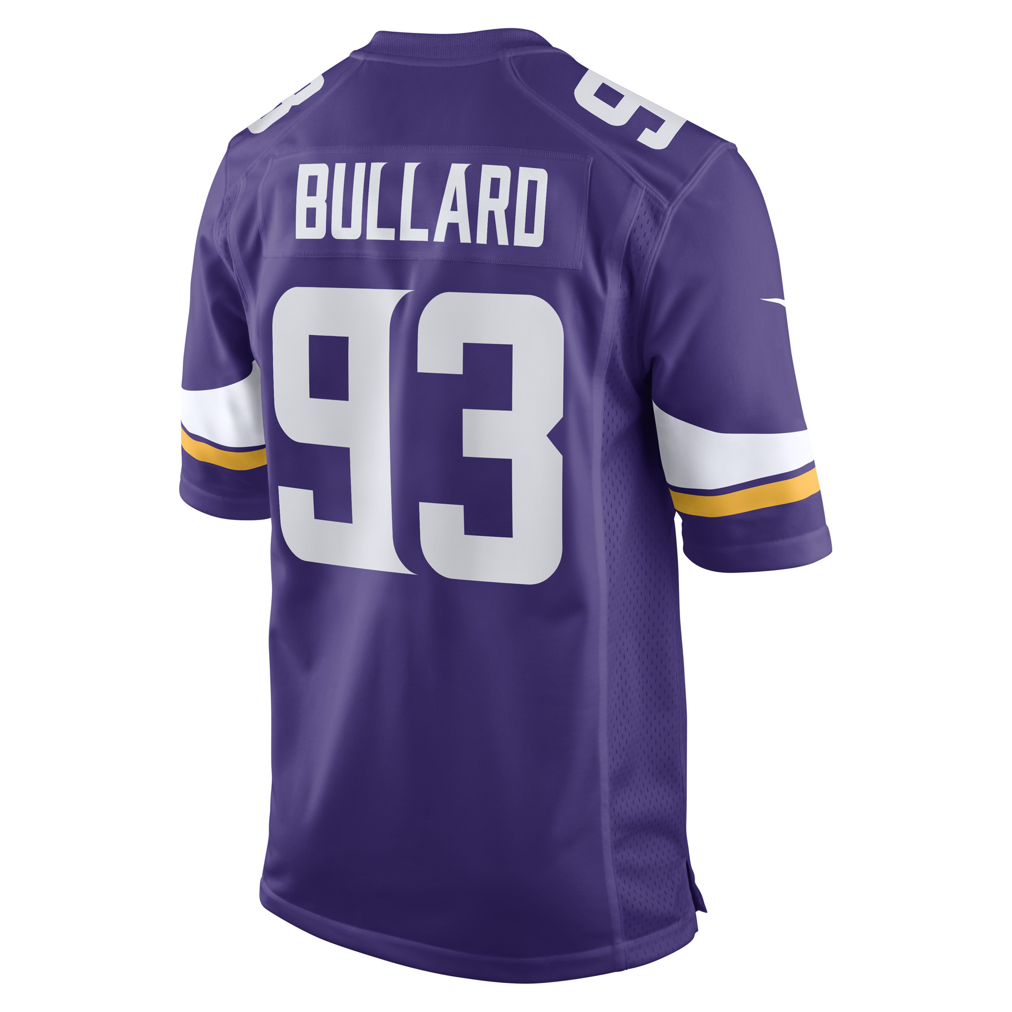 Jonathan Bullard Minnesota Vikings Nike Game Player Jersey - Purple 3