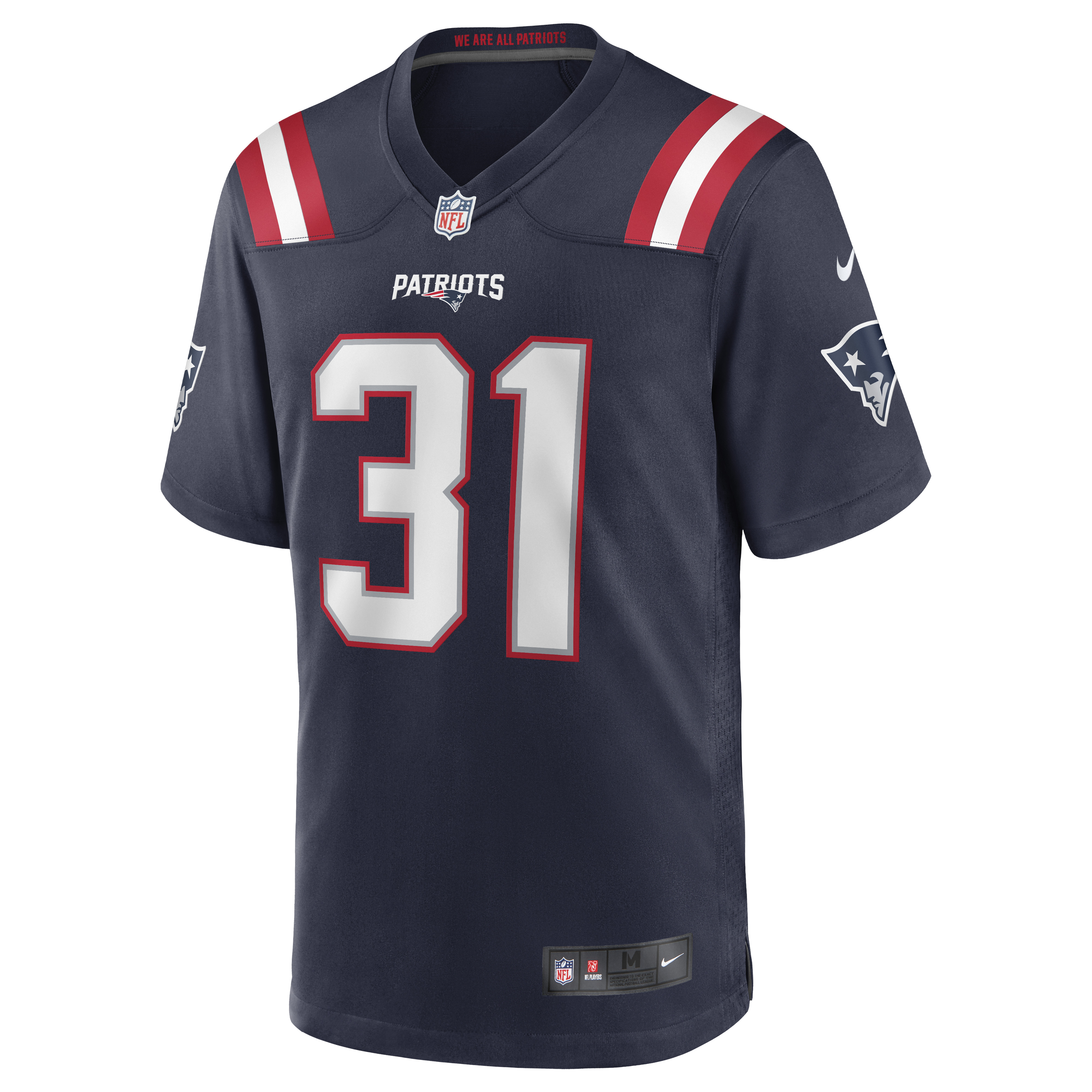 Jonathan Jones New England Patriots Nike Game Jersey - Navy 2