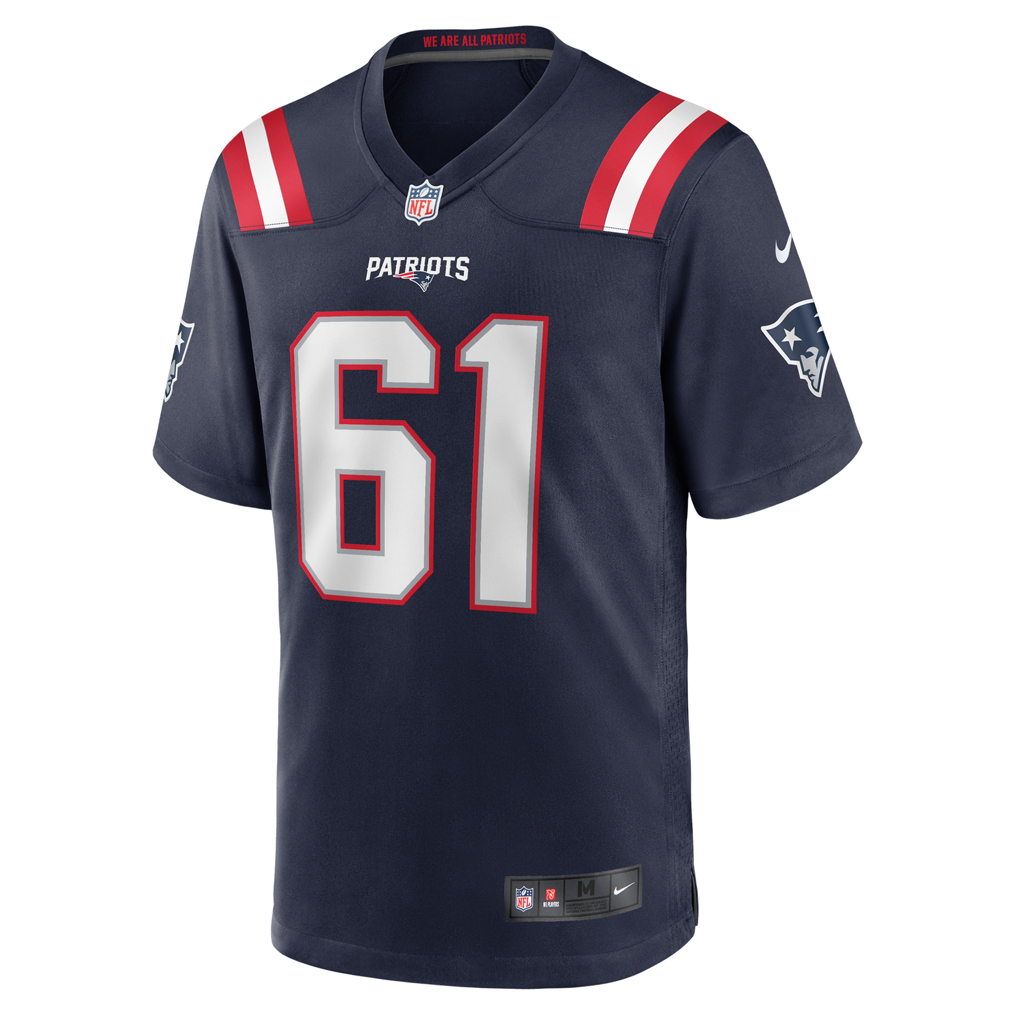 Lester Cotton Sr. New England Patriots Nike Team Game Jersey -  Navy 2