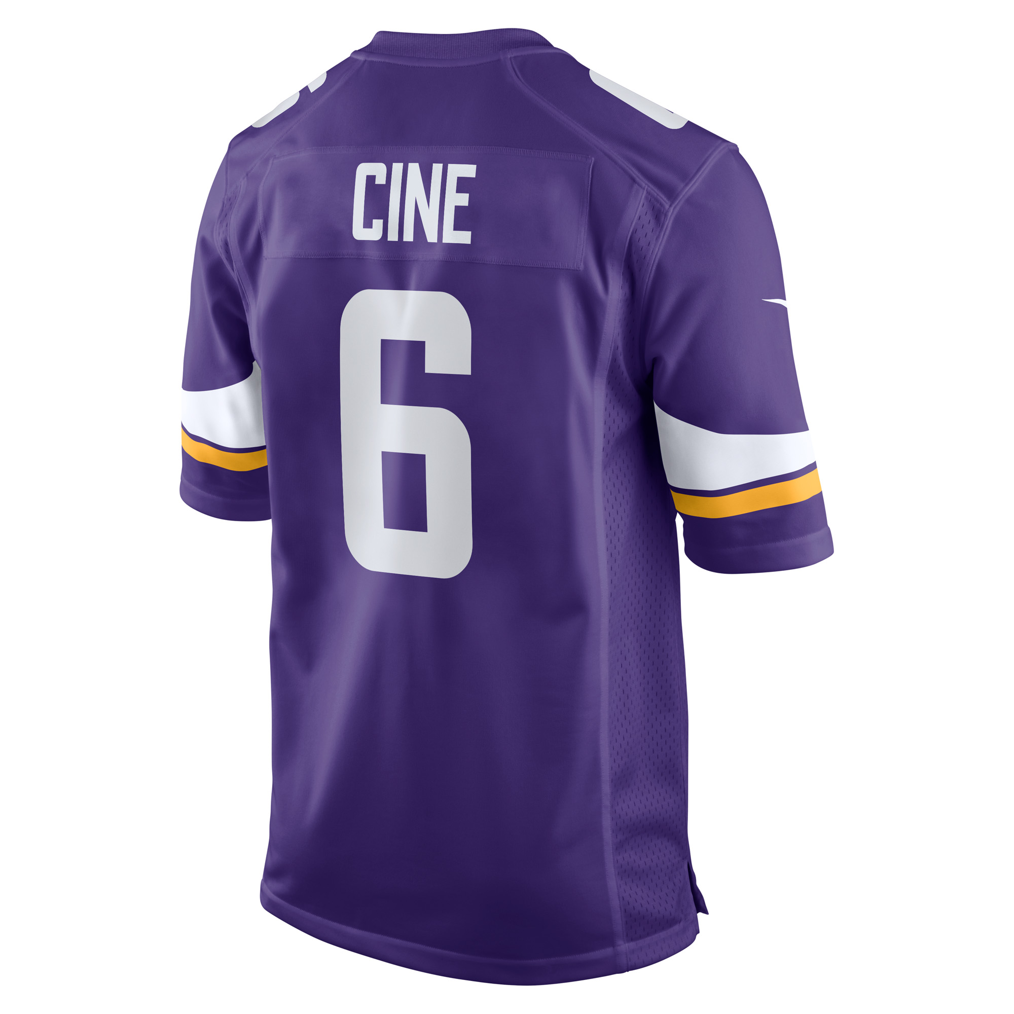 Lewis Cine Minnesota Vikings Nike Game Player Jersey - Purple 3