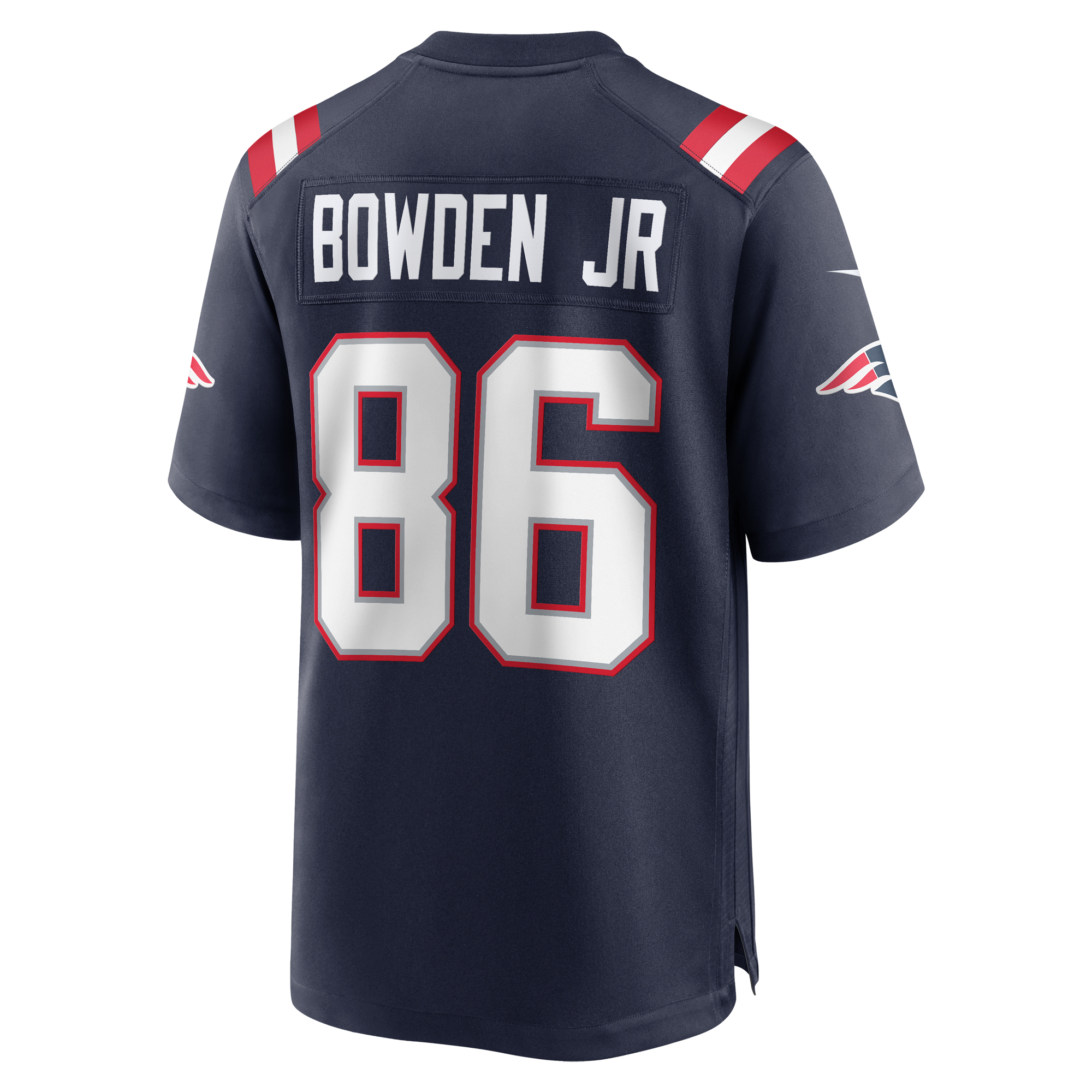 Lynn Bowden Jr. New England Patriots Nike Home Game Player Jersey - Navy 3