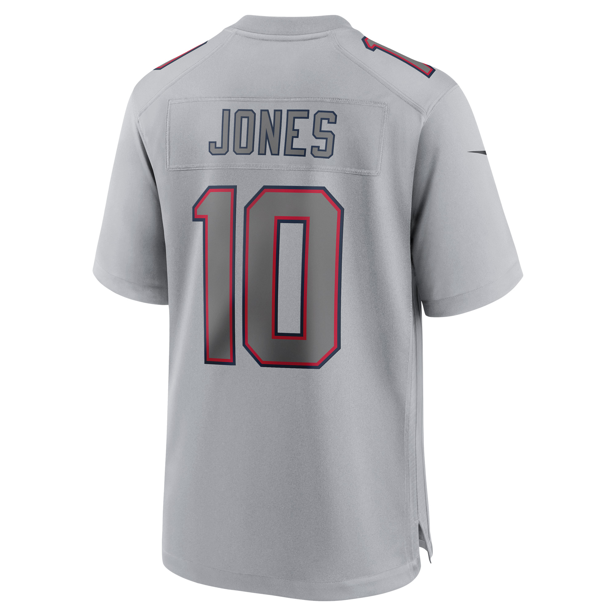 Mac Jones New England Patriots Nike Atmosphere Fashion Game Jersey - Gray 3