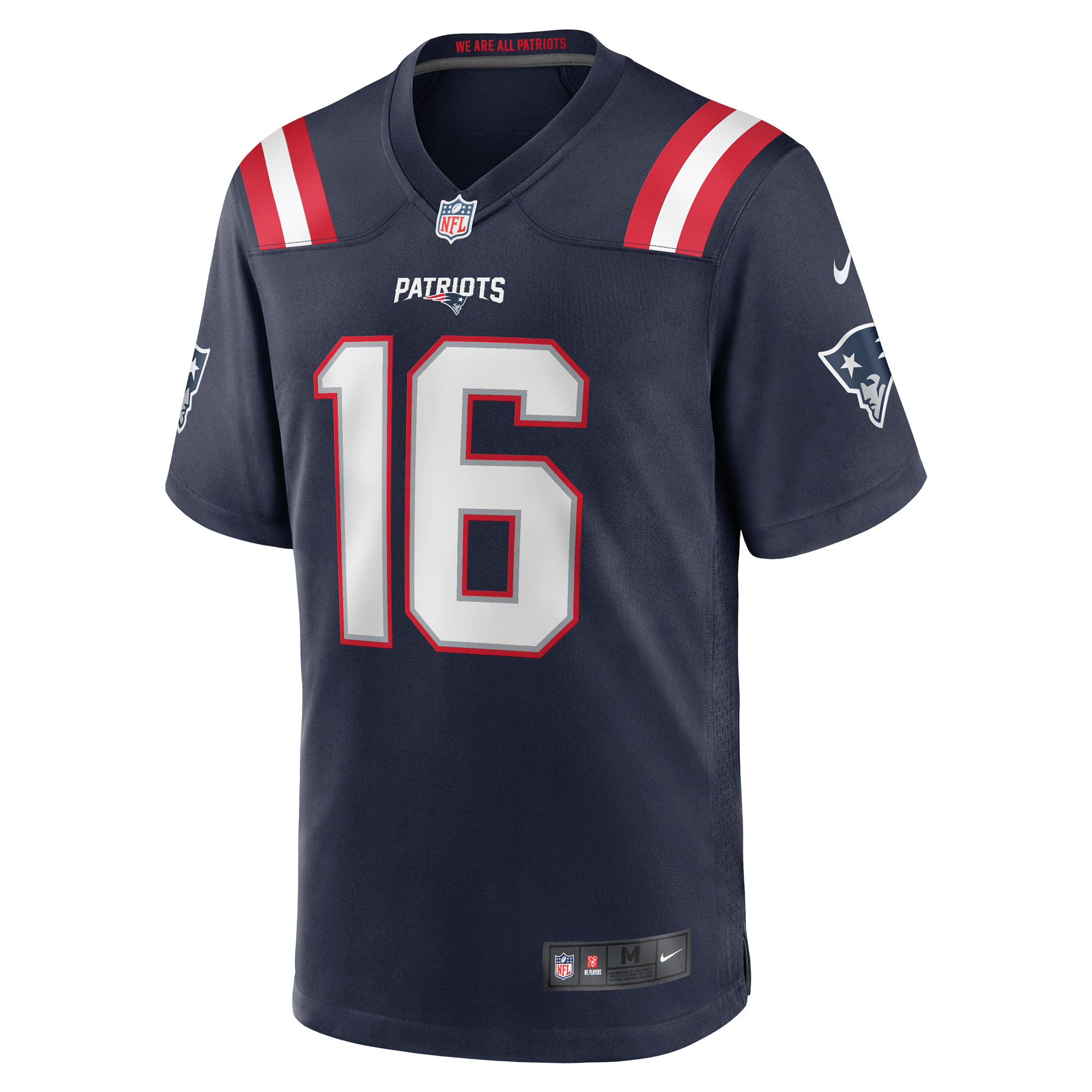 Malik Cunningham New England Patriots Nike Team Game Jersey -  Navy 2