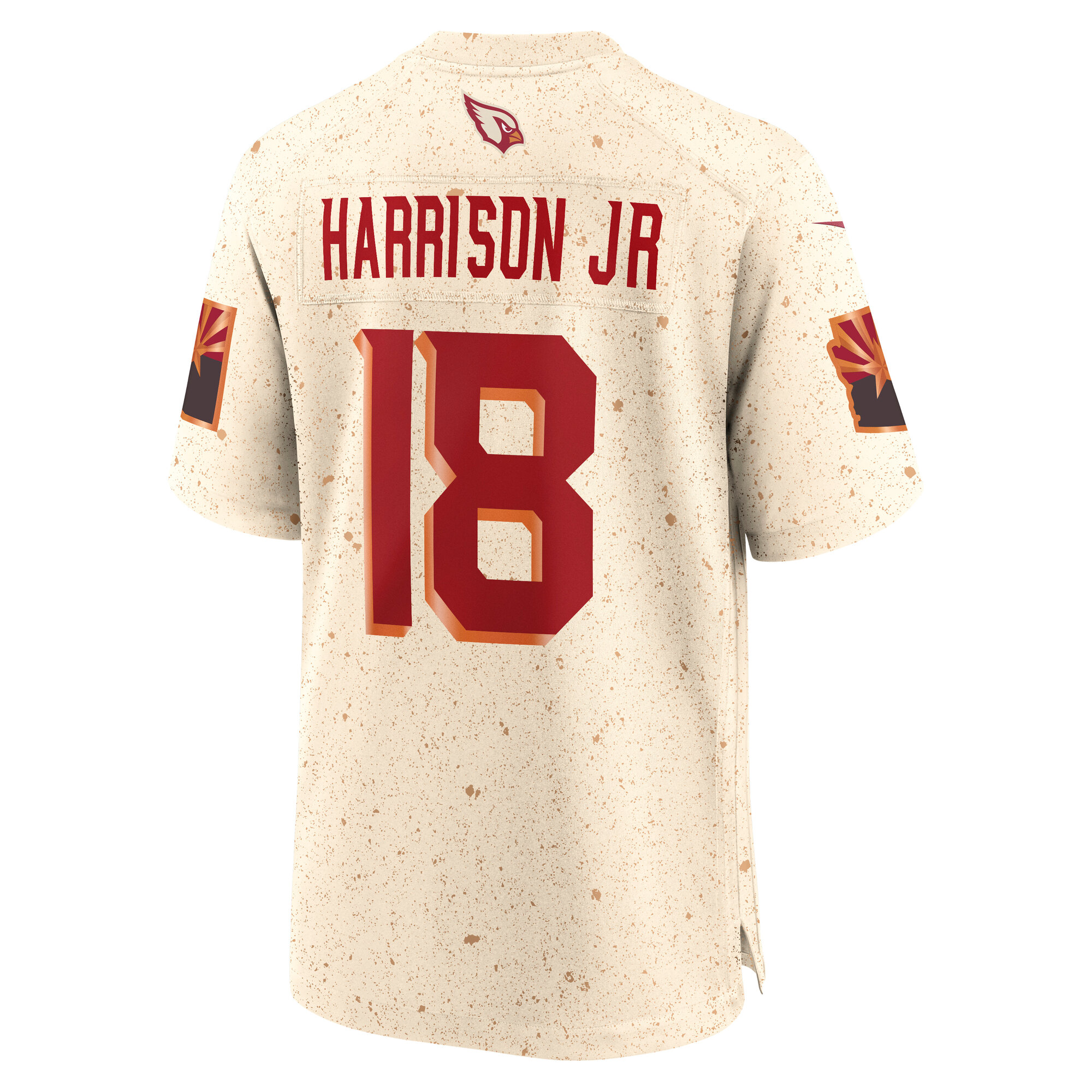 Marvin Harrison Jr. Arizona Cardinals Nike 2025 Rivalries Collection Game Jersey - Natural 3 Marvin Harrison Jr. Arizona Cardinals Nike 2025 Rivalries Collection Game Jersey - Natural 3