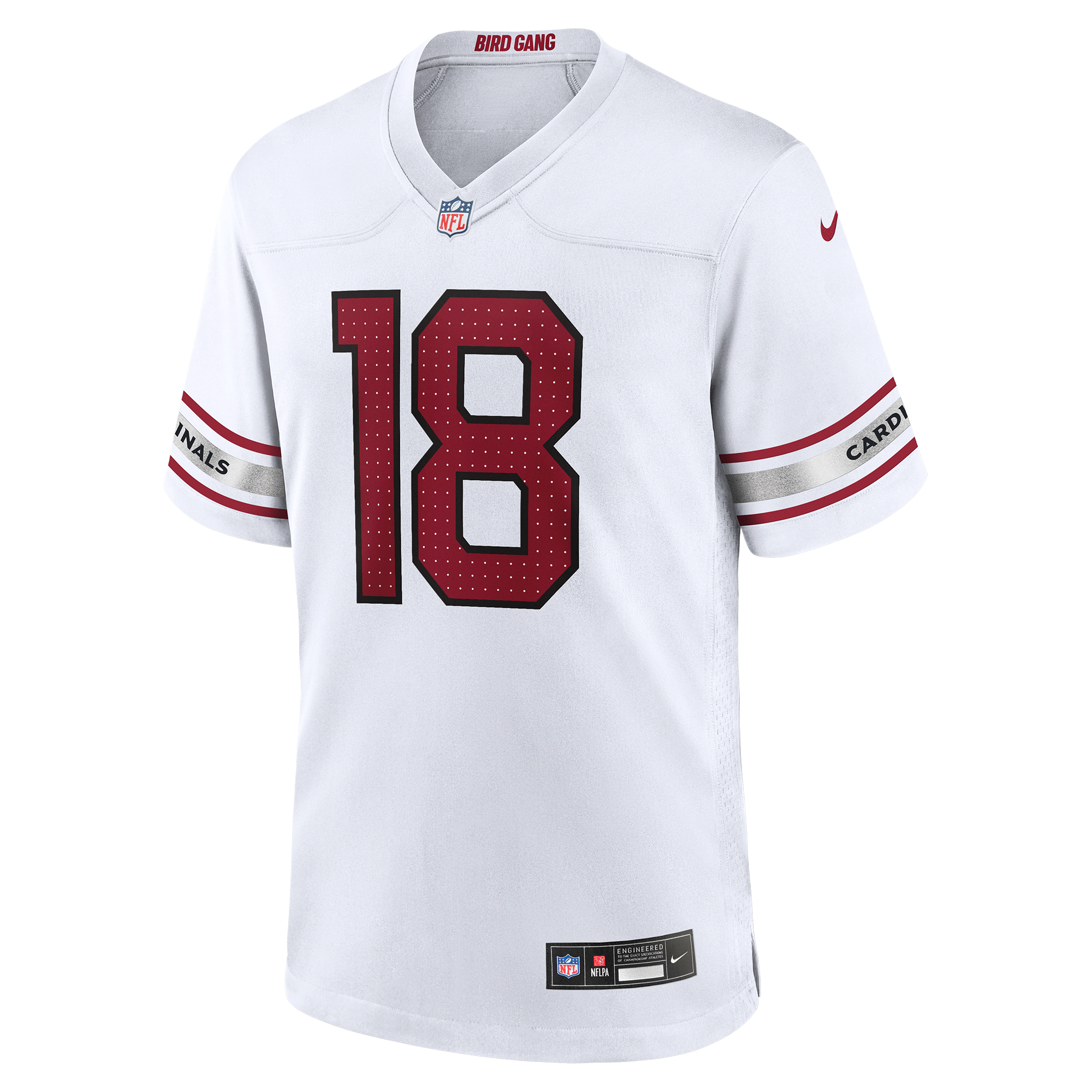 Marvin Harrison Jr. Arizona Cardinals Nike Player Game Jersey - White 2 Marvin Harrison Jr. Arizona Cardinals Nike Player Game Jersey - White 2