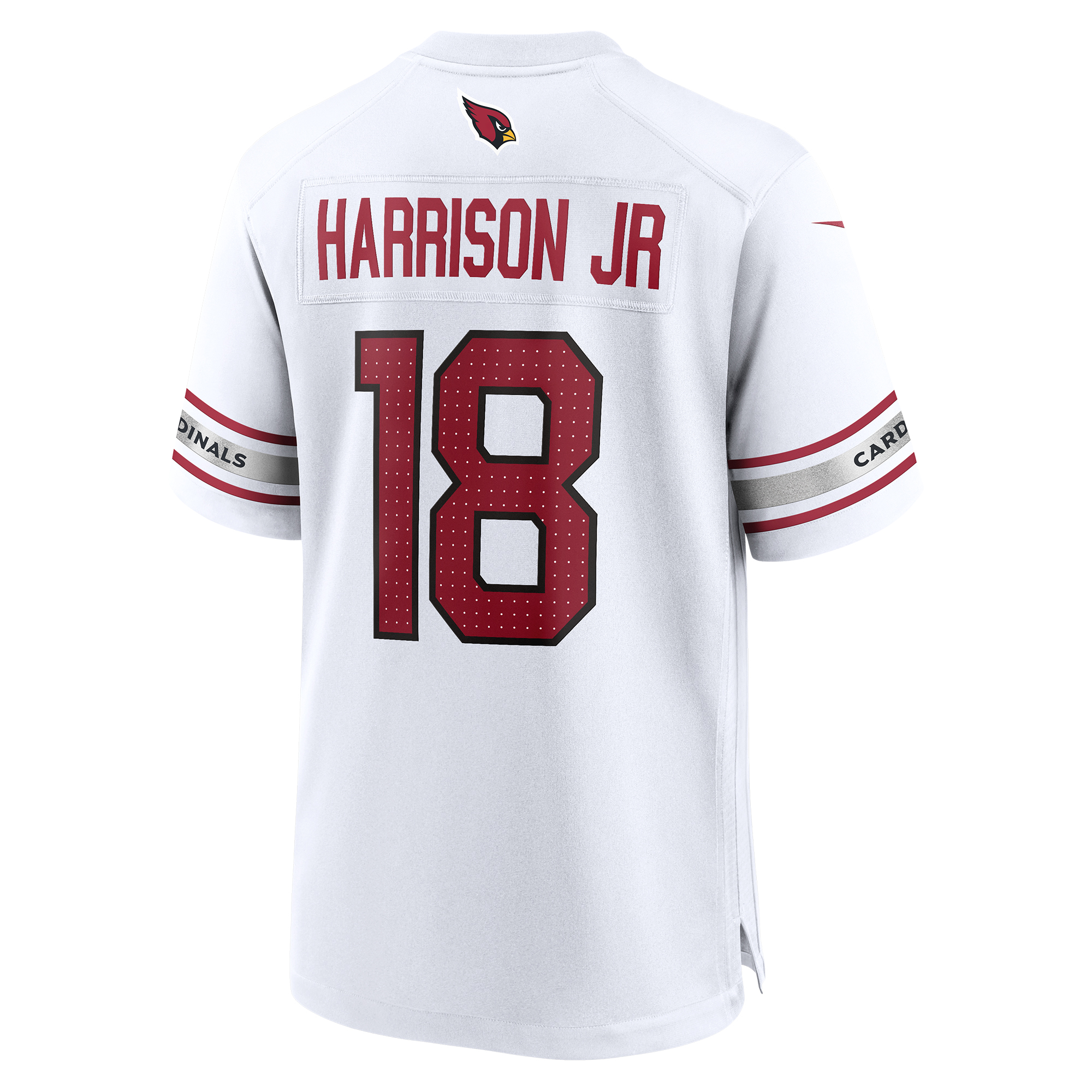 Marvin Harrison Jr. Arizona Cardinals Nike Player Game Jersey - White 3 Marvin Harrison Jr. Arizona Cardinals Nike Player Game Jersey - White 3