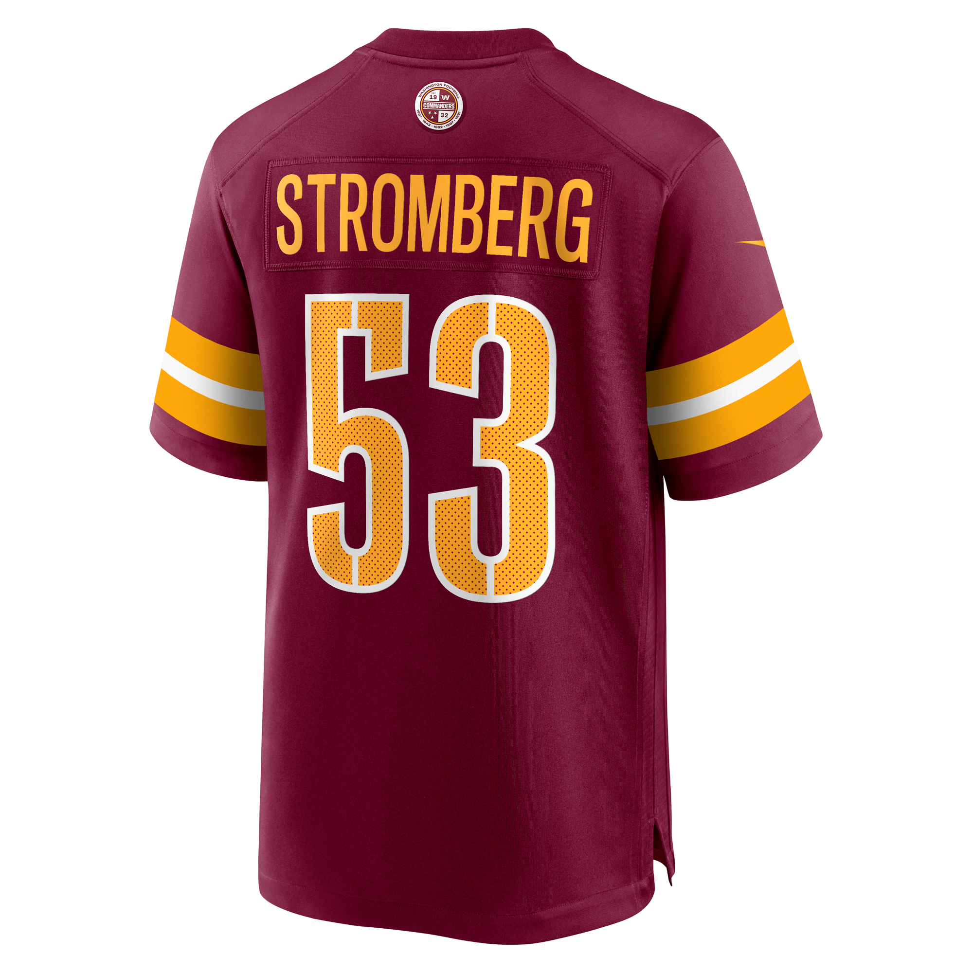 Ricky Stromberg Washington Commanders Nike Team Game Jersey - Burgundy 3