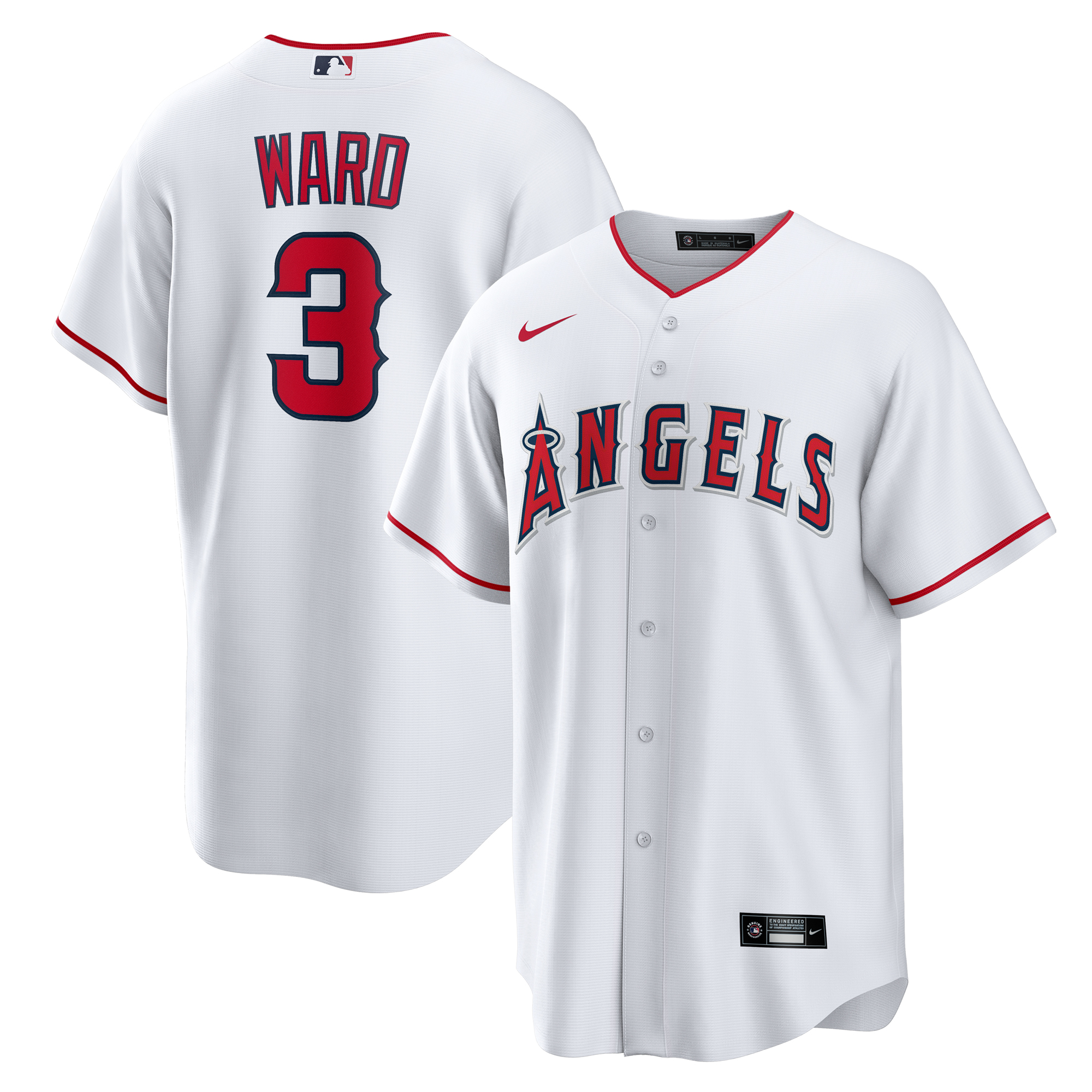 Taylor Ward Los Angeles Angels Nike Home  Jersey - White