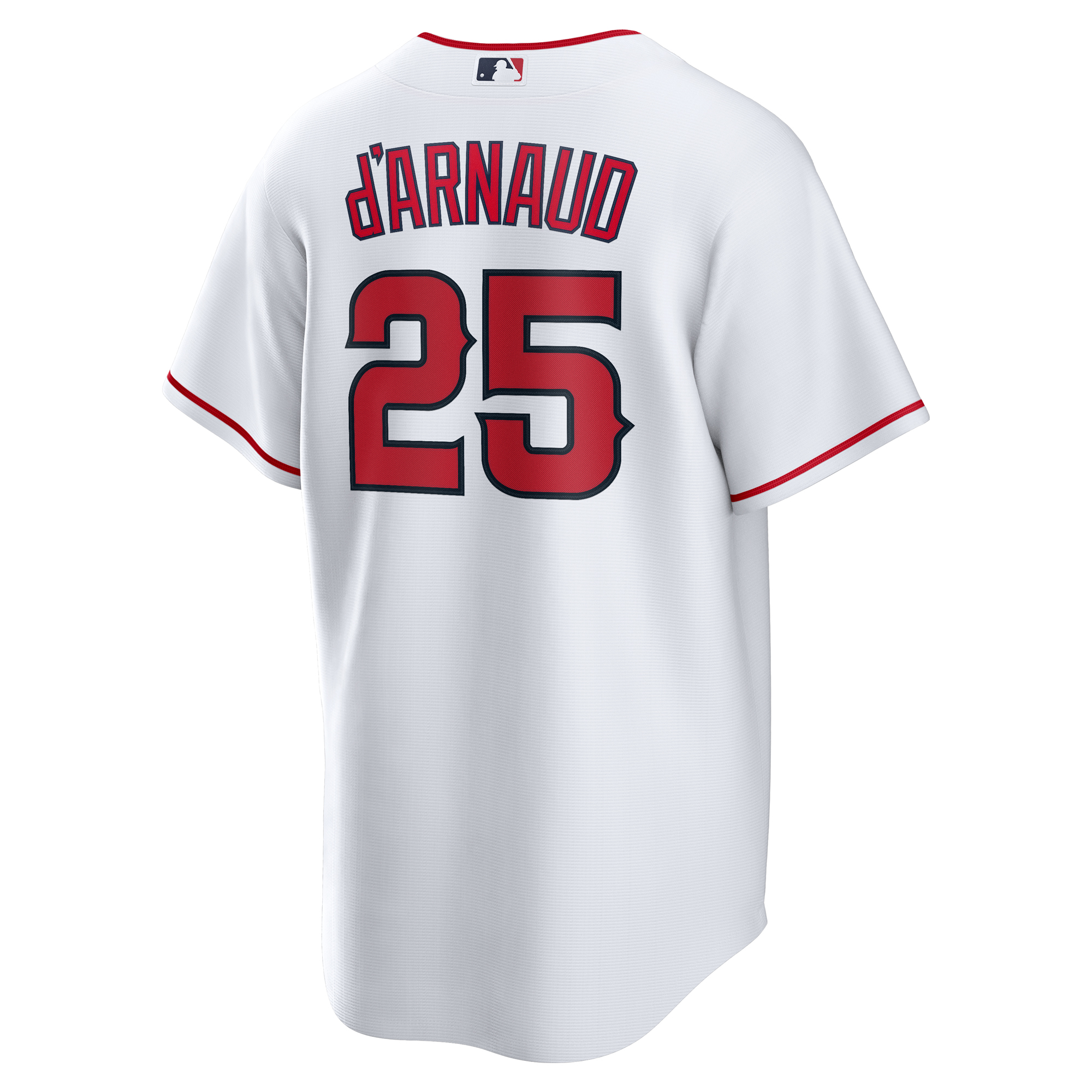 Travis d'Arnaud Los Angeles Angels Nike Home  Jersey - White 3