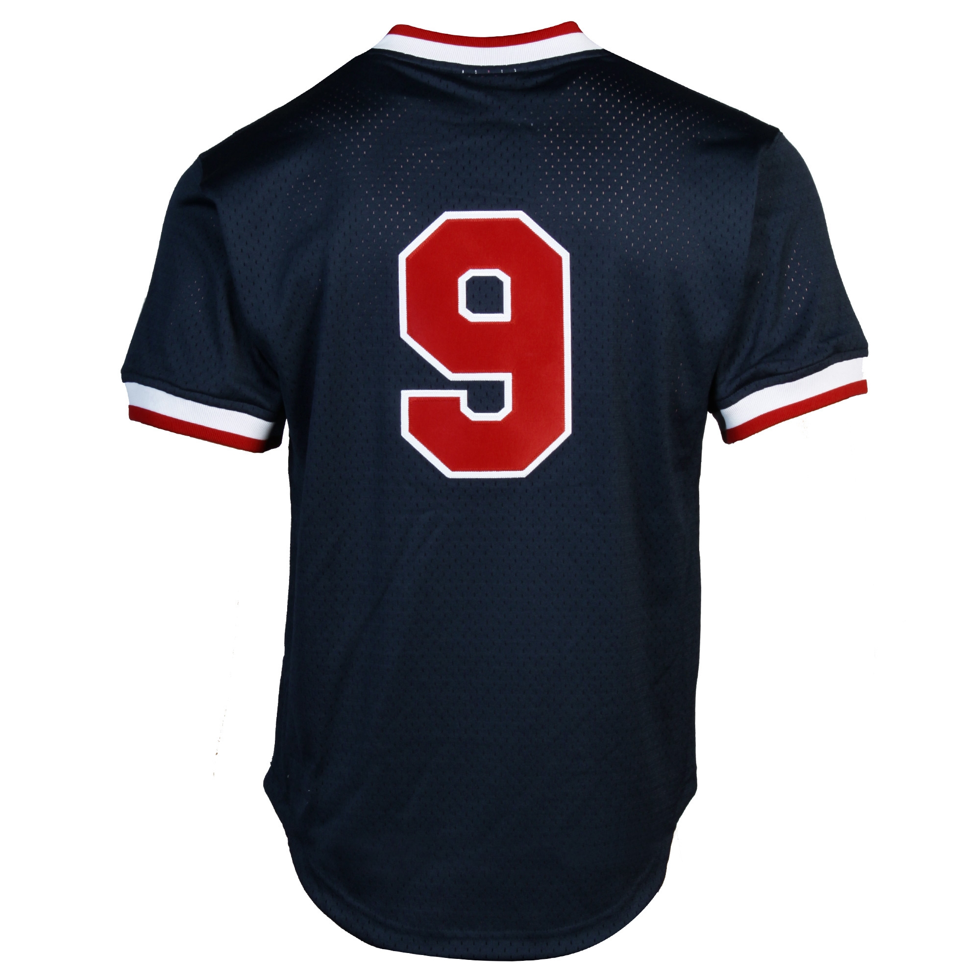Mitchell & Ness Ted Williams Boston Red Sox 1990 Authentic Cooperstown Collection Batting Practice Jersey - Navy Blue 3