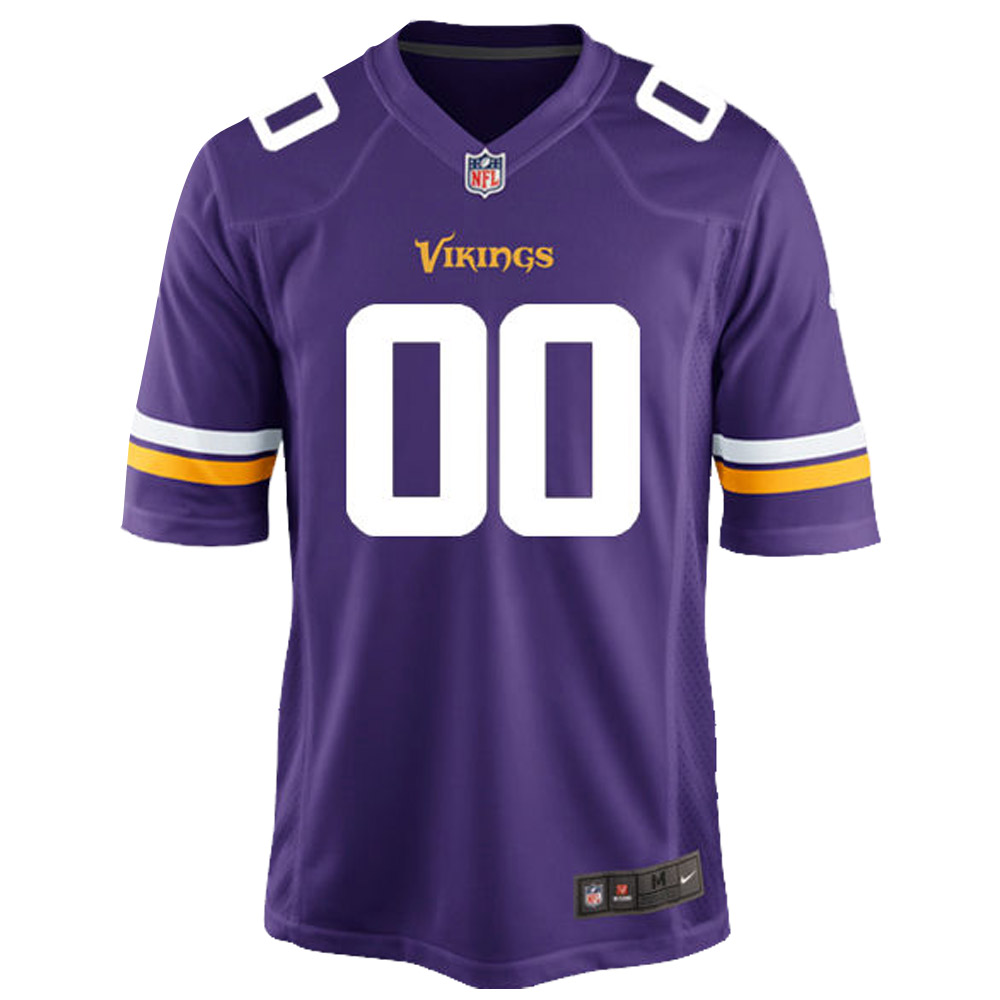 Nike Minnesota Vikings Youth Custom Game Jersey 2