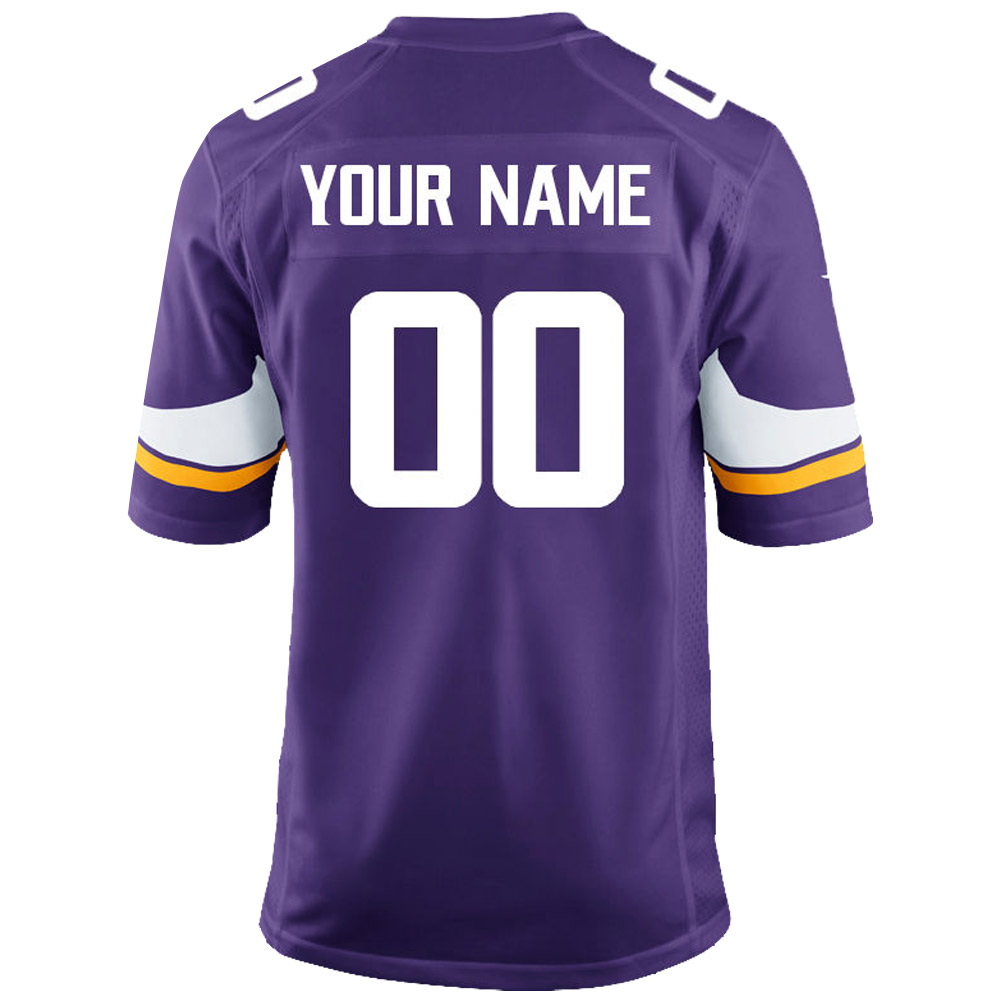 Nike Minnesota Vikings Youth Custom Game Jersey 3