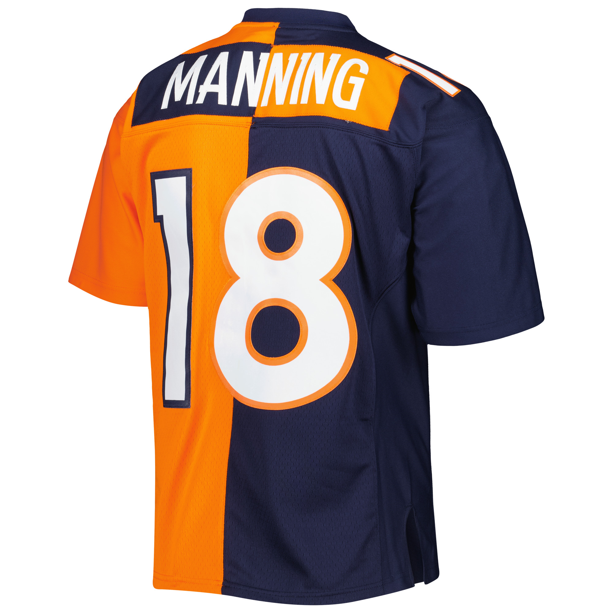 Peyton Manning Denver Broncos Mitchell & Ness 2015 Split Legacy  Jersey - Navy/Orange 3