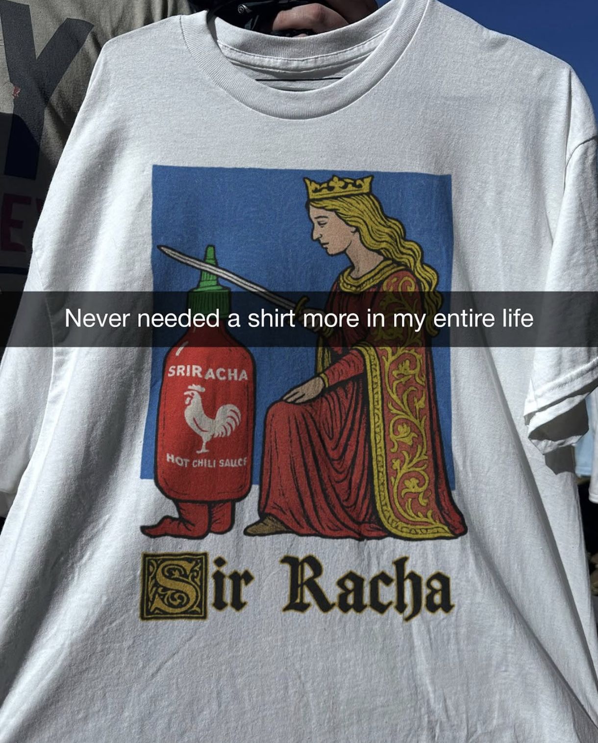Sir Racha Funny T-Shirt - Sriracha Hot Chili Sauce Parody Graphic Tee - - More Option - Outfits For US Sir Racha Funny T-Shirt - Sriracha Hot Chili Sauce Parody Graphic Tee - - More Option - Outfits For US
