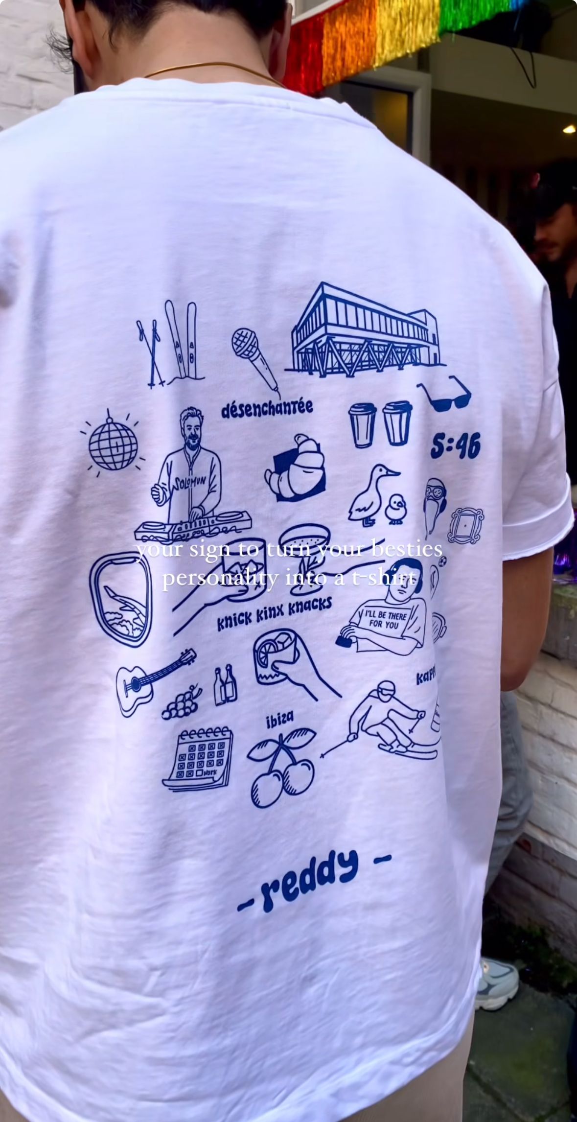 Vintage Personality Collage Oversized Tee | Unisex Graphic T-Shirt - - Full Size Krixshop