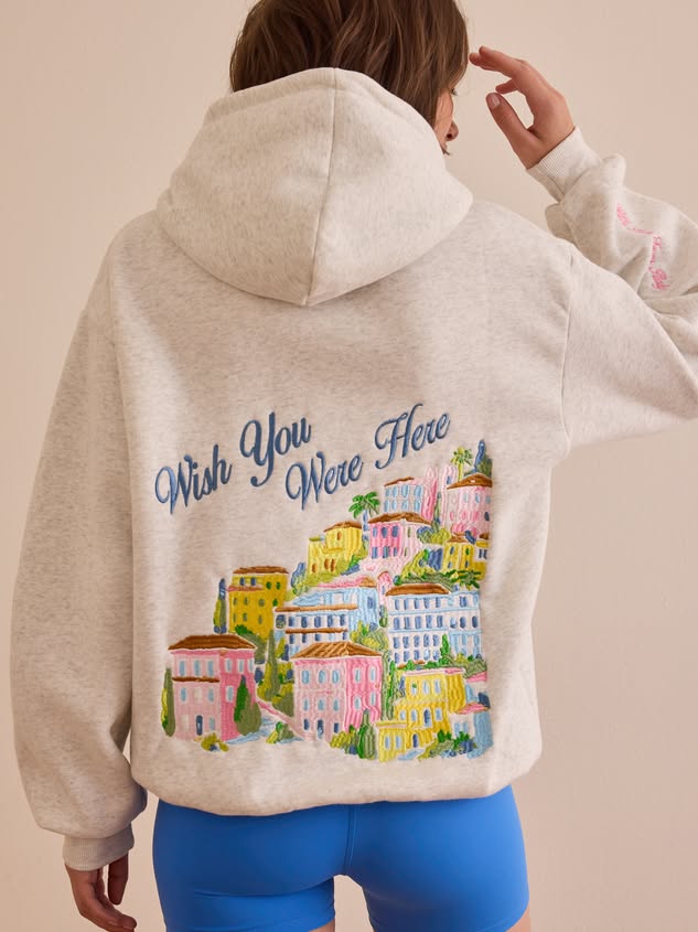 Wish You Were Here Hoodie - - Full Size Krixshop