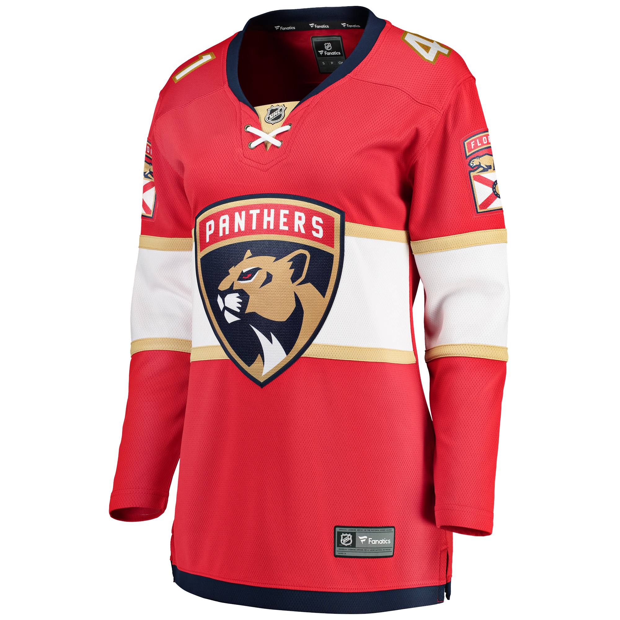 Anthony Stolarz Florida Panthers Fanatics Women's Home Breakaway Player Jersey - Red 2