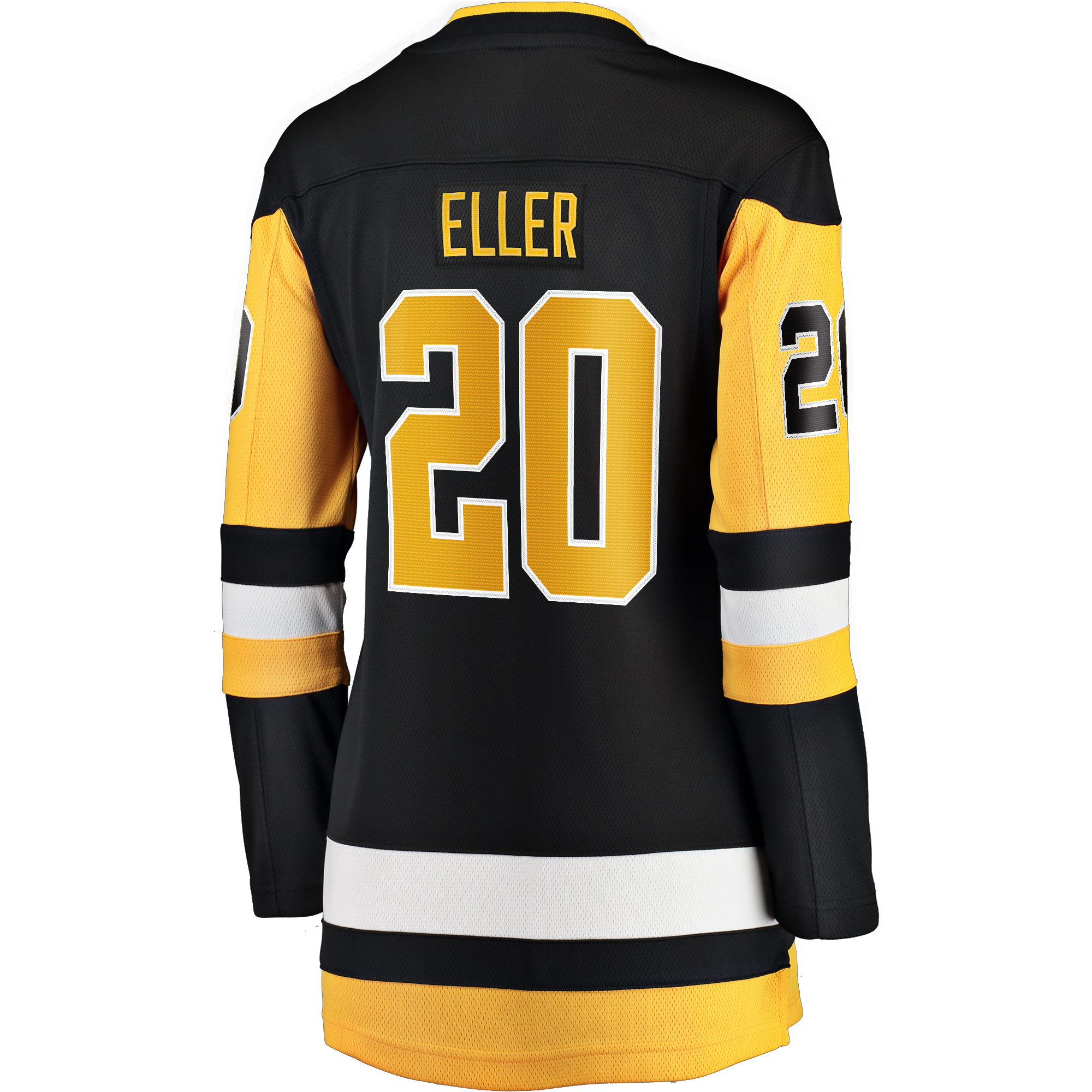 Lars Eller Pittsburgh Penguins Fanatics Women's Home Breakaway Player Jersey - Black 3