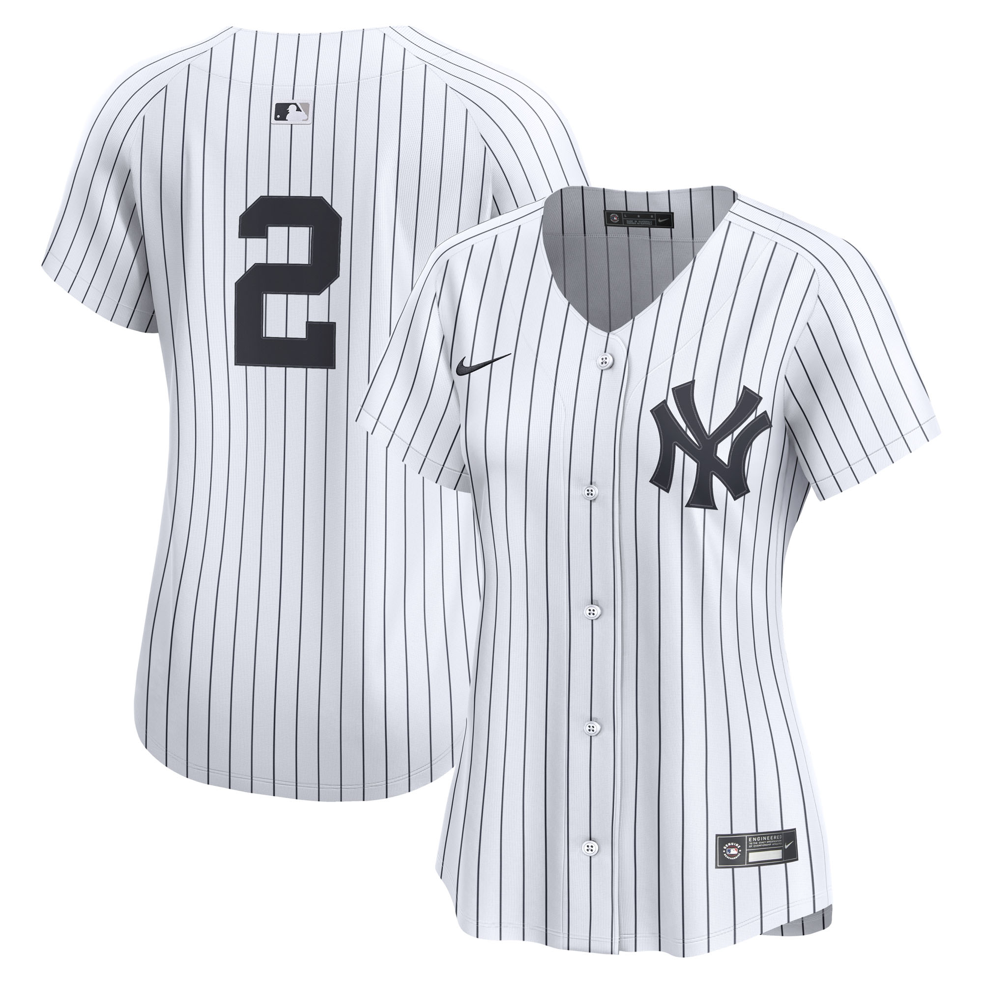 Derek Jeter New York Yankees Nike Women's Home Limited Player Jersey&nbsp;‚Äì White
